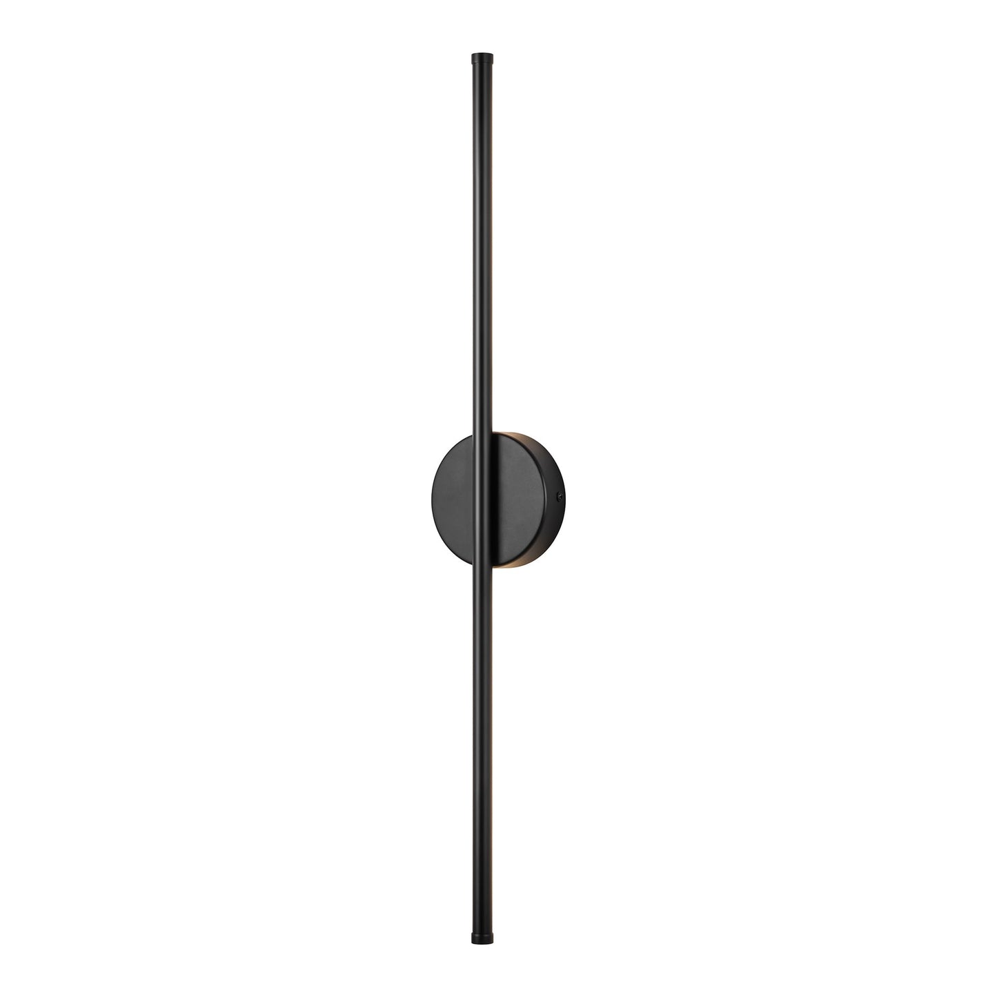 Applique murale linéaire moderne à 1 ampoule, noire/dorée/nickel, à LED, à intensité variable, pour salle de bain