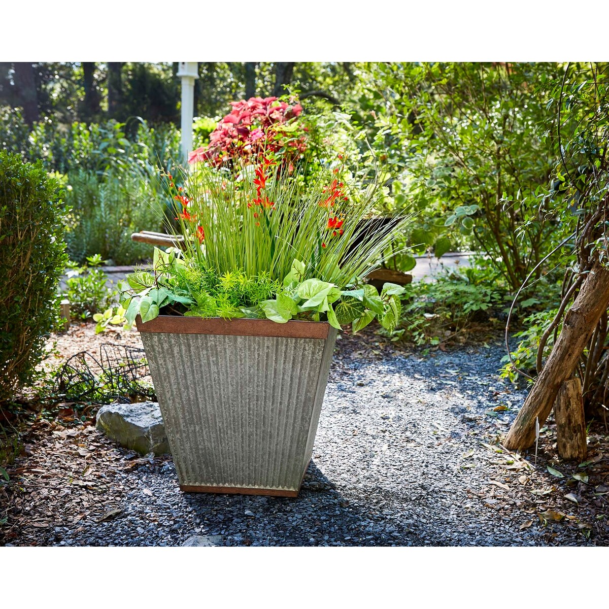 Jardinière Westlake pour patio sud