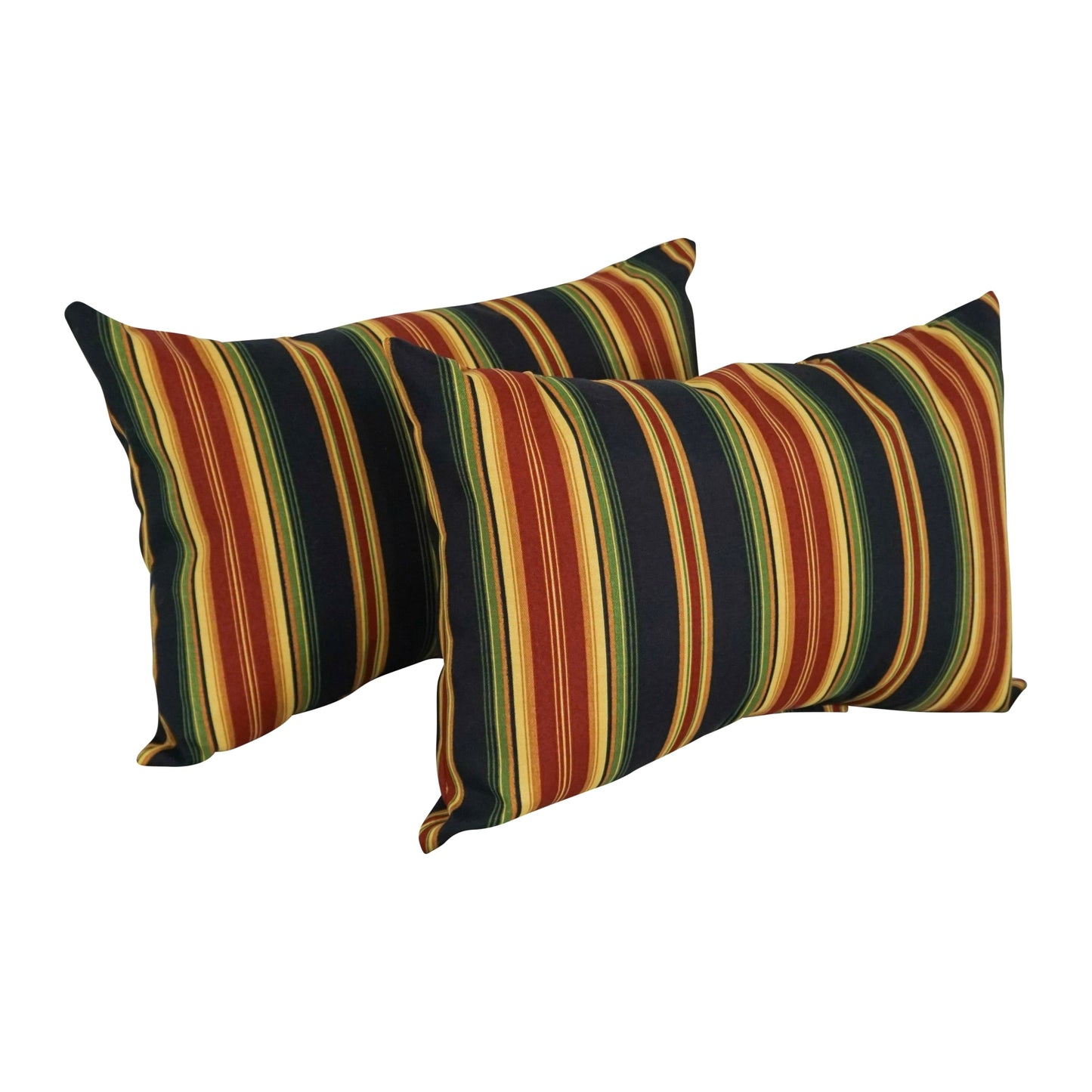Coussins d'extérieur 19 pouces x 11 pouces (lot de 2, motifs multiples) - 19 x 11