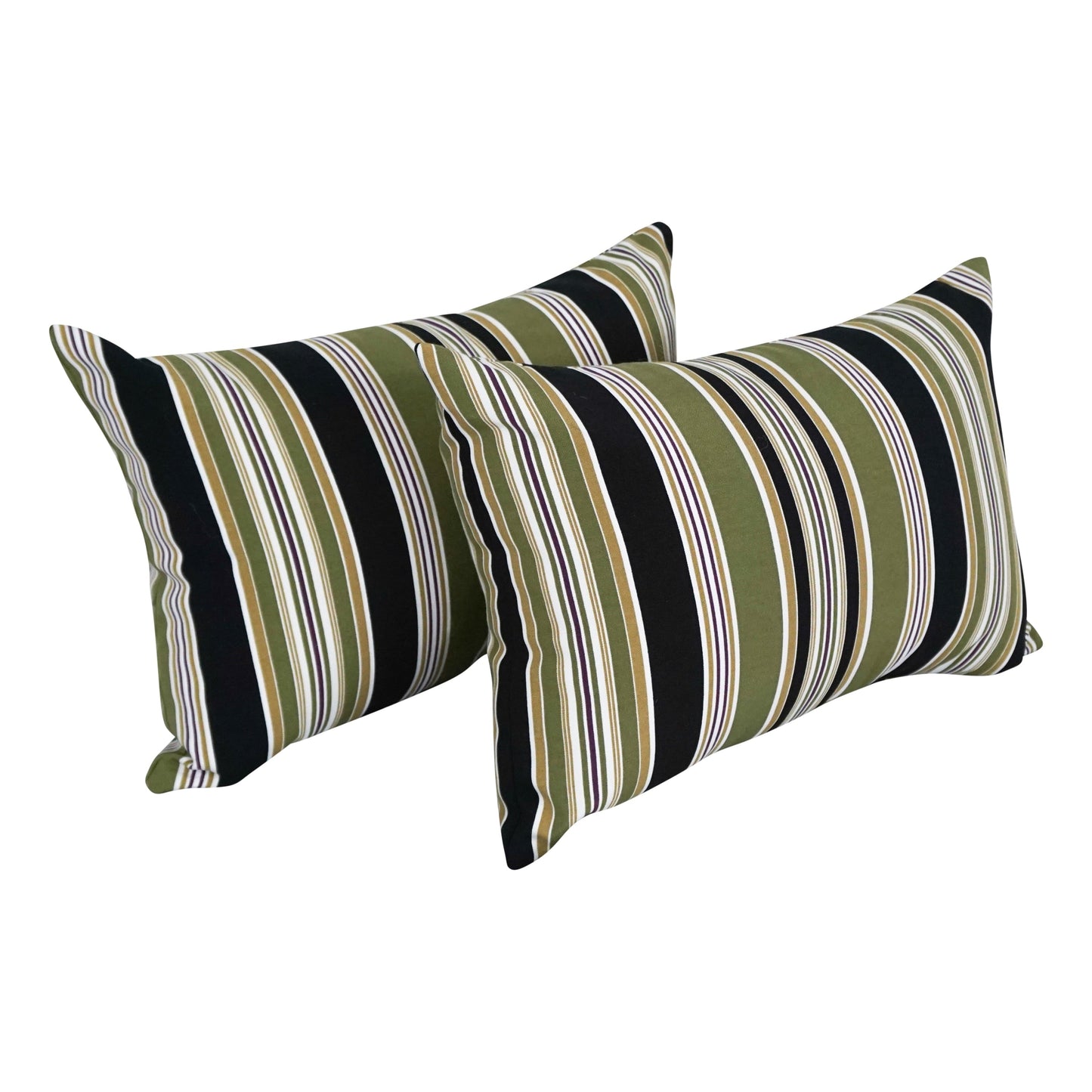 Coussins d'extérieur 19 pouces x 11 pouces (lot de 2, motifs multiples) - 19 x 11