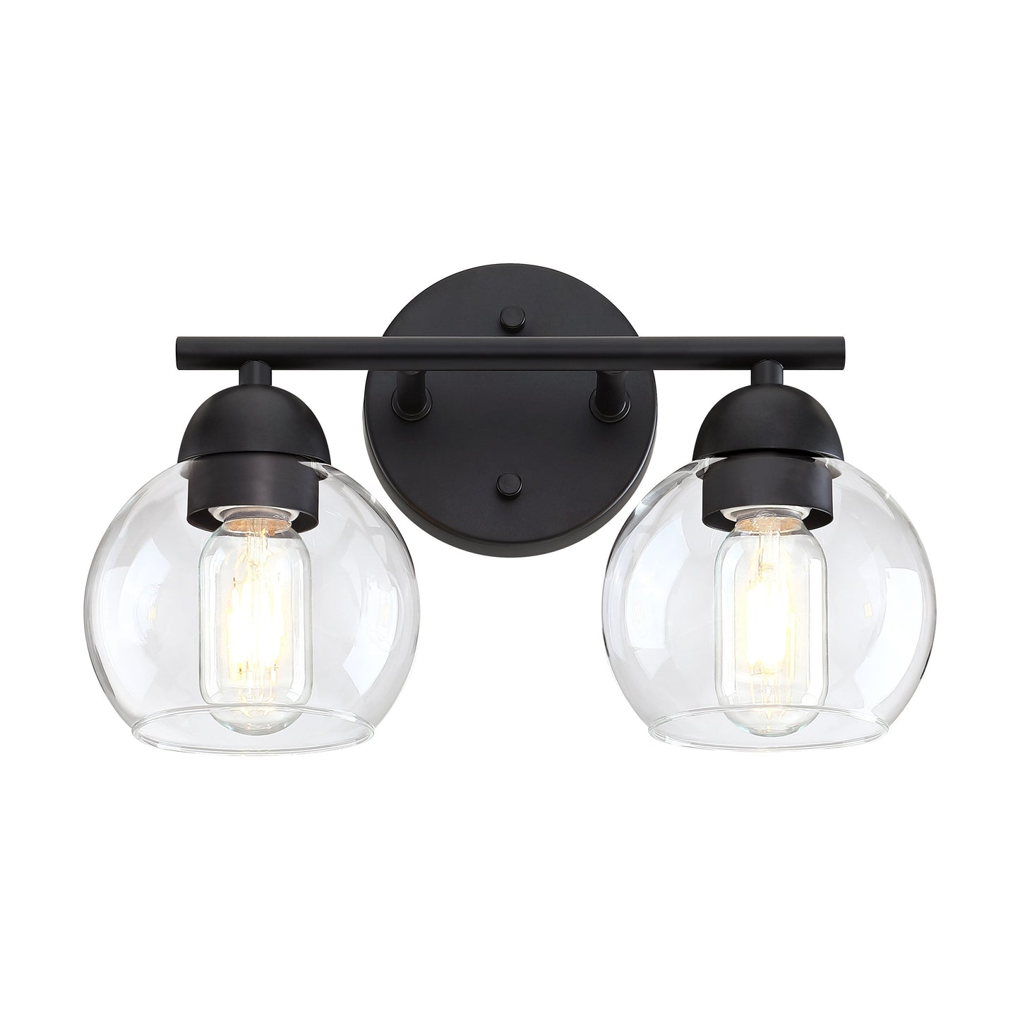 Luminaires de salle de bain vintage à 2 lampes