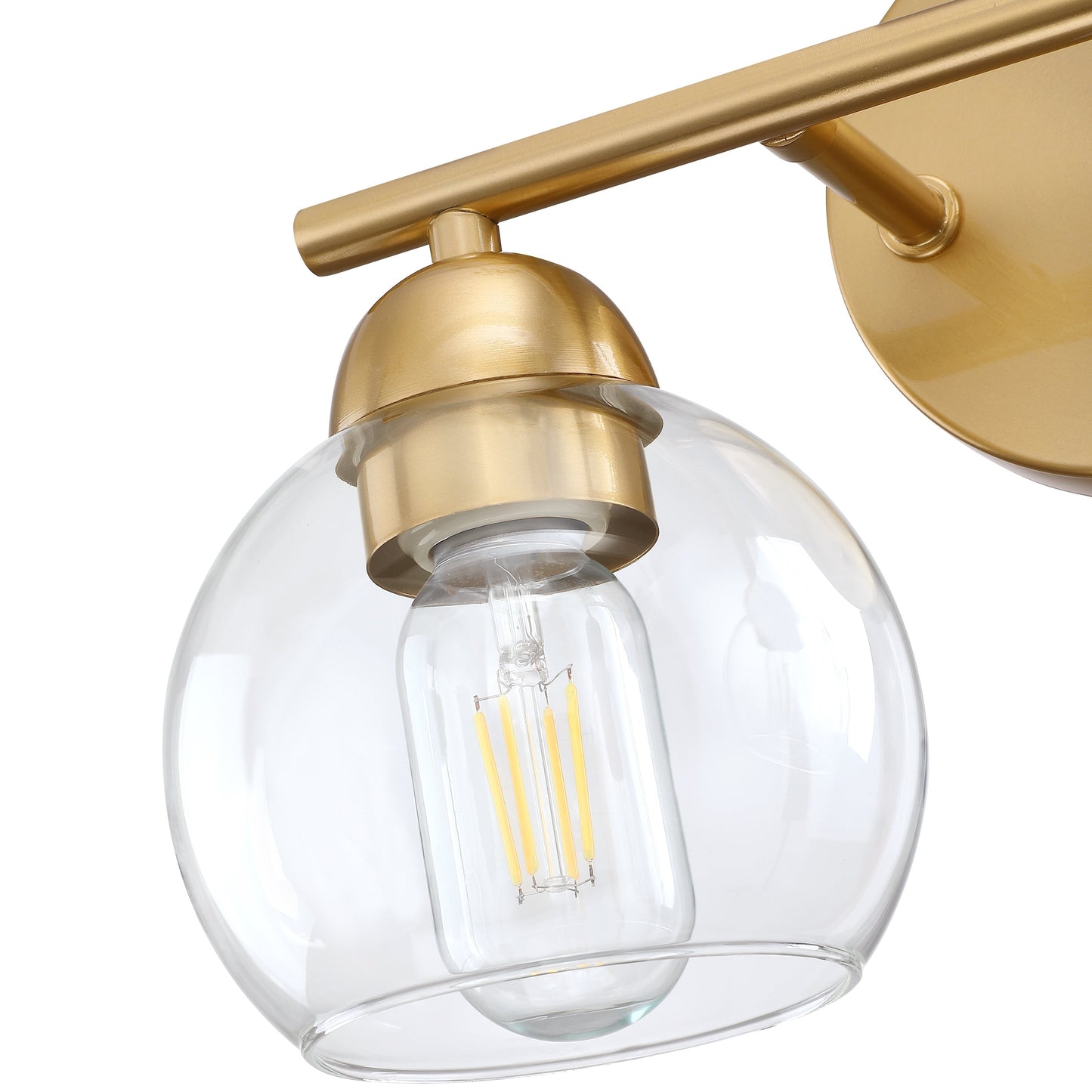 Luminaires de salle de bain vintage à 2 lampes