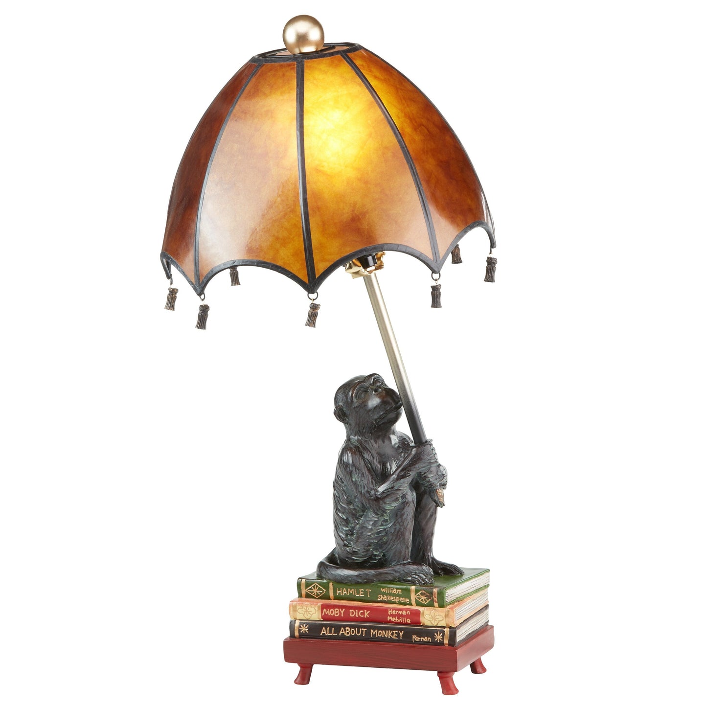 Lampe de table Singe Intellectuel 21,75 po (L 11 x l 11 x H 21,75 po)