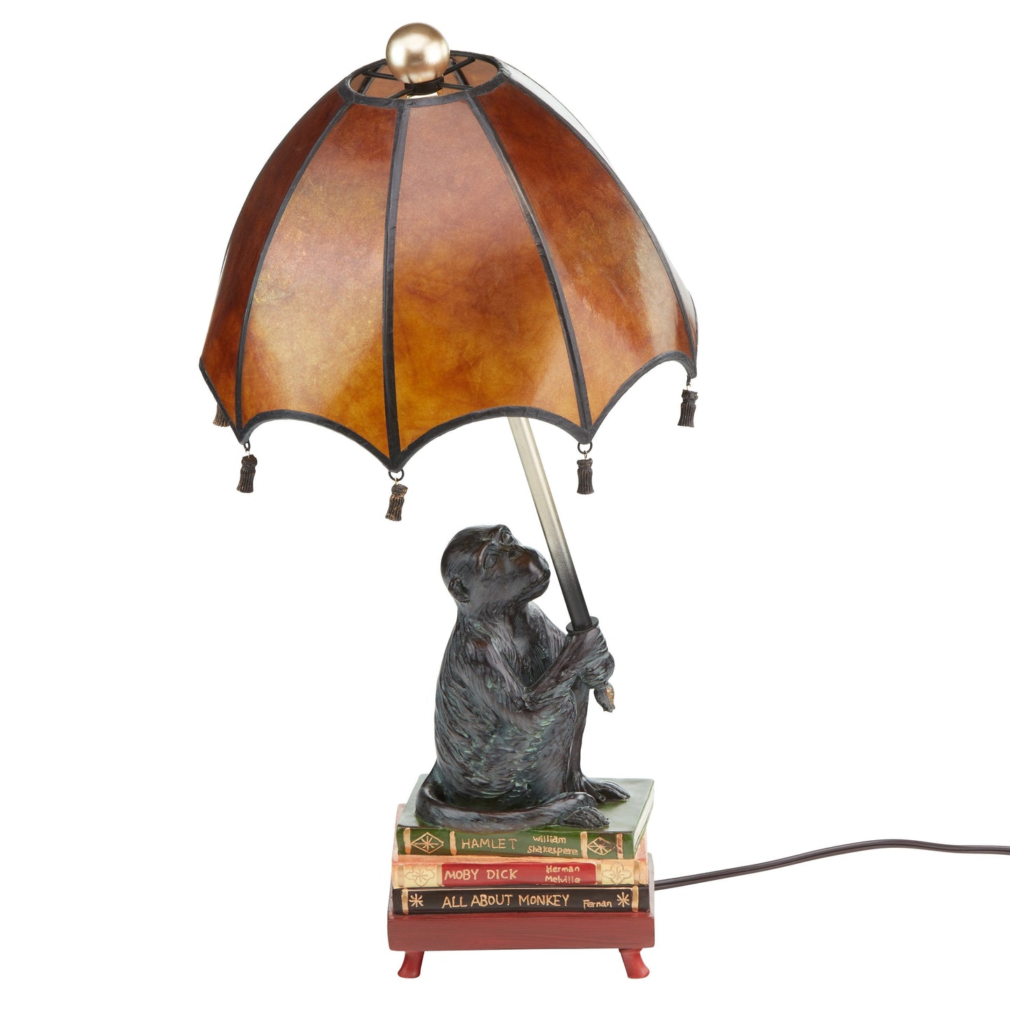 Lampe de table Singe Intellectuel 21,75 po (L 11 x l 11 x H 21,75 po)