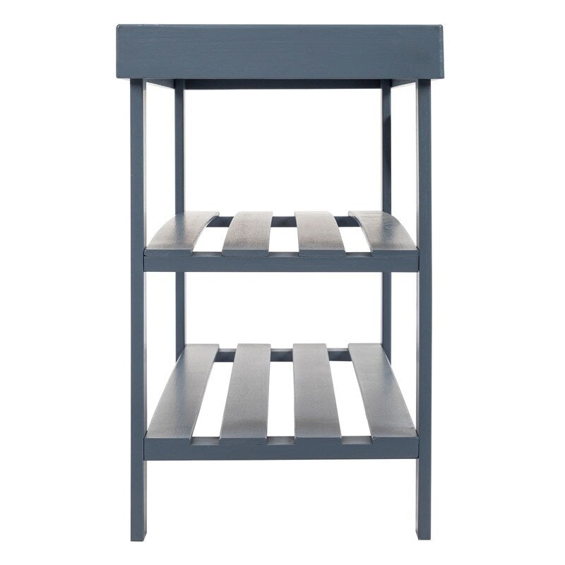 Banc à chaussures à 3 niveaux, organiseur de rangement pour chaussures pouvant supporter jusqu'à 240 lb