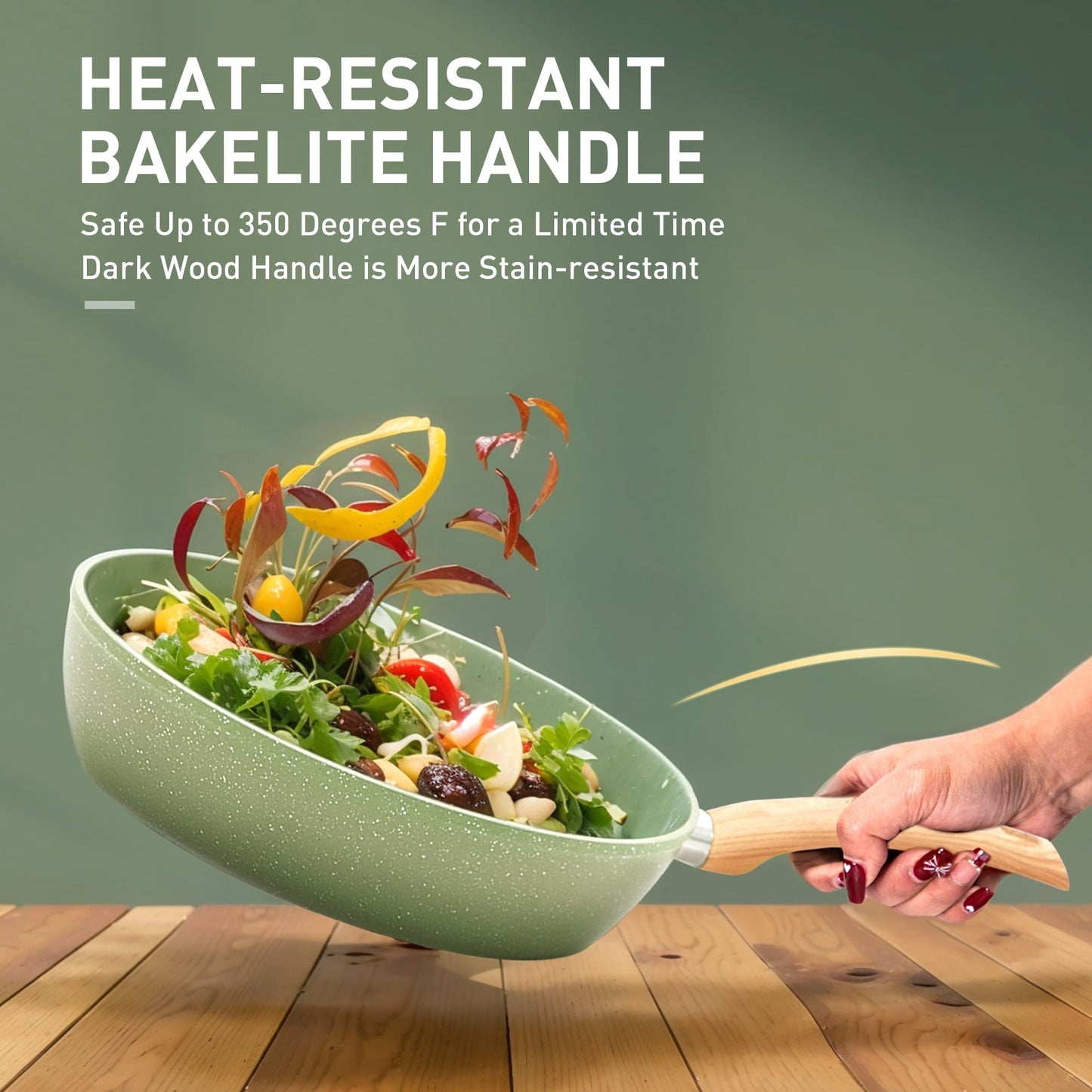 Batterie de cuisine et ustensiles de cuisson en granit de 30 pièces, ensemble de poêles de cuisson, ensemble de casseroles et poêles antiadhésives