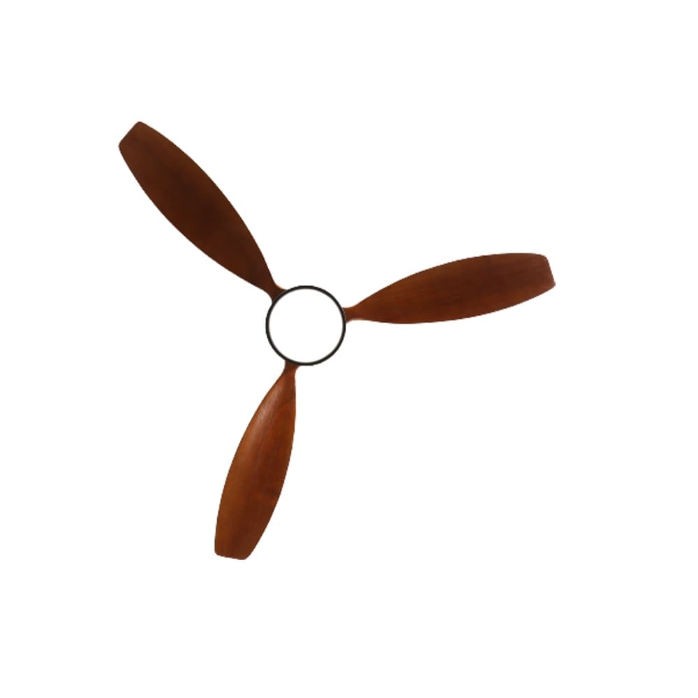 Ventilateur de plafond à LED intégré 48 et 52 pouces avec lumière et télécommande, moteur CC réversible