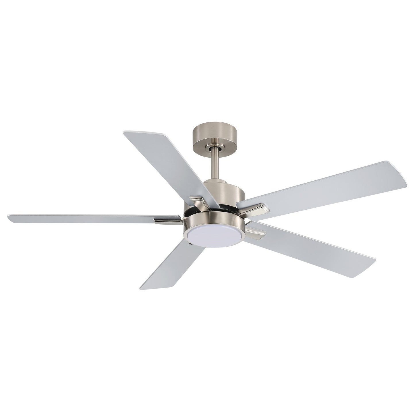 Ventilateur de plafond à DEL de 52 po avec kit d'éclairage et télécommande - 5 pales