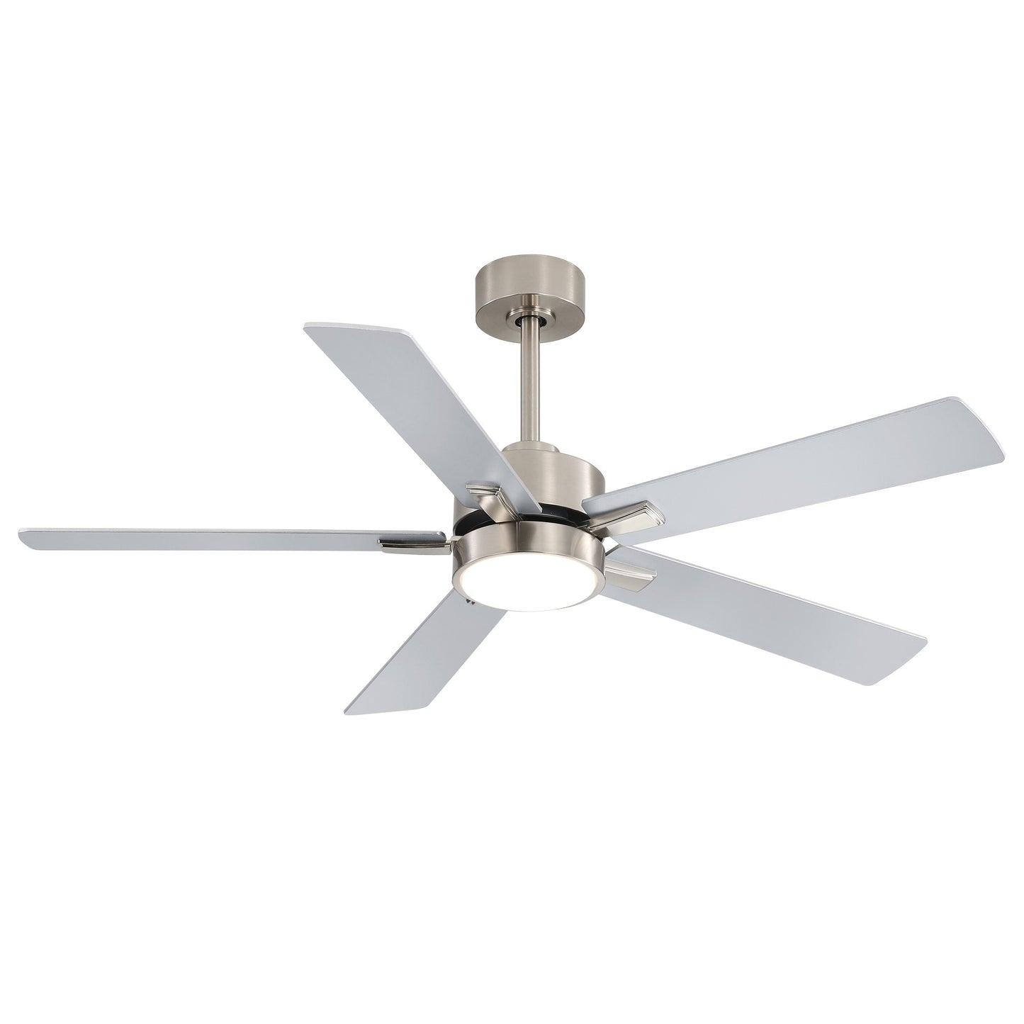 Ventilateur de plafond à DEL de 52 po avec kit d'éclairage et télécommande - 5 pales