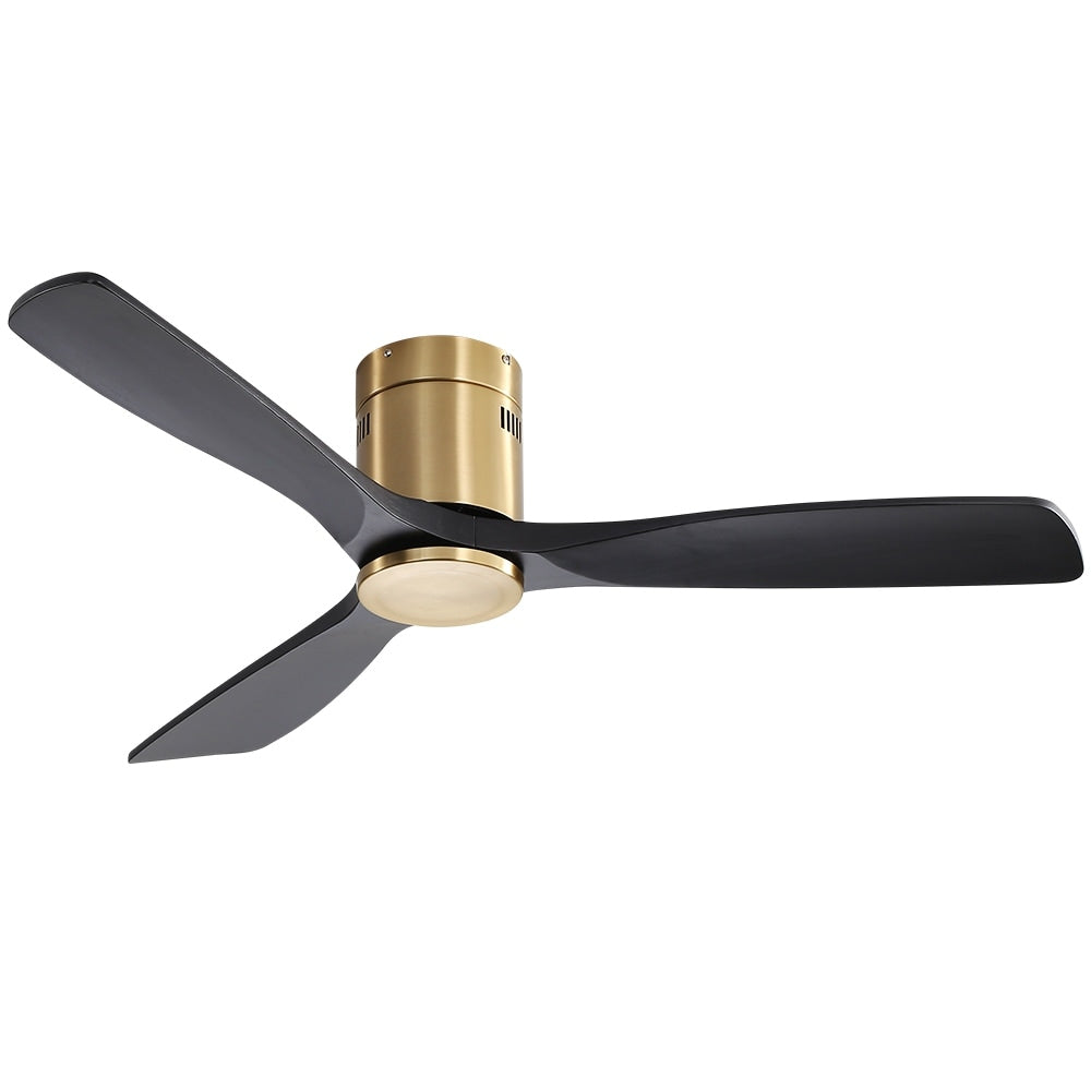 Ventilateur de plafond encastré Sofucor 52 pouces avec télécommande, moteur réversible et éclairage intégré en option