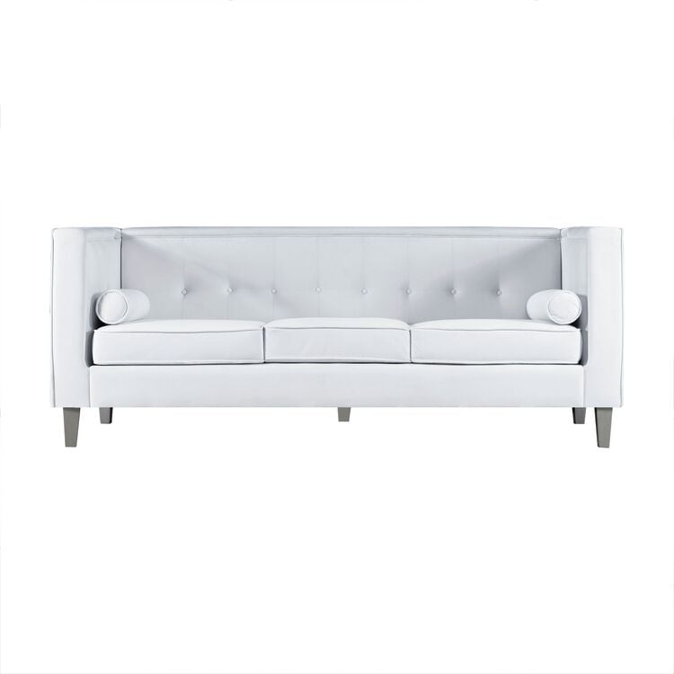 Sofa for Living Room Mid Century Sofa Tufted Cushion Solid Wooden Legs for Living Room Bedroom Comfy