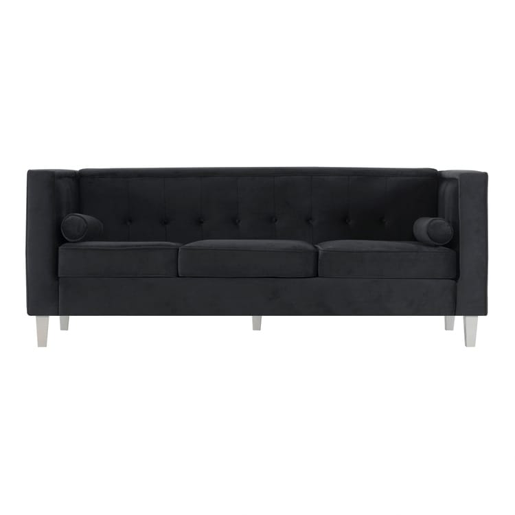 Sofa for Living Room Mid Century Sofa Tufted Cushion Solid Wooden Legs for Living Room Bedroom Comfy