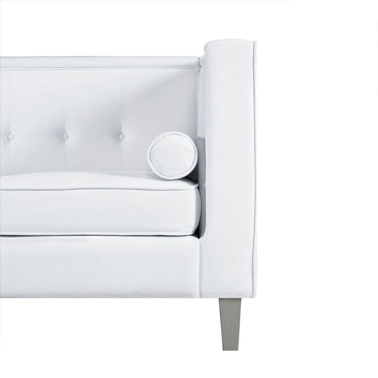 Sofa for Living Room Mid Century Sofa Tufted Cushion Solid Wooden Legs for Living Room Bedroom Comfy