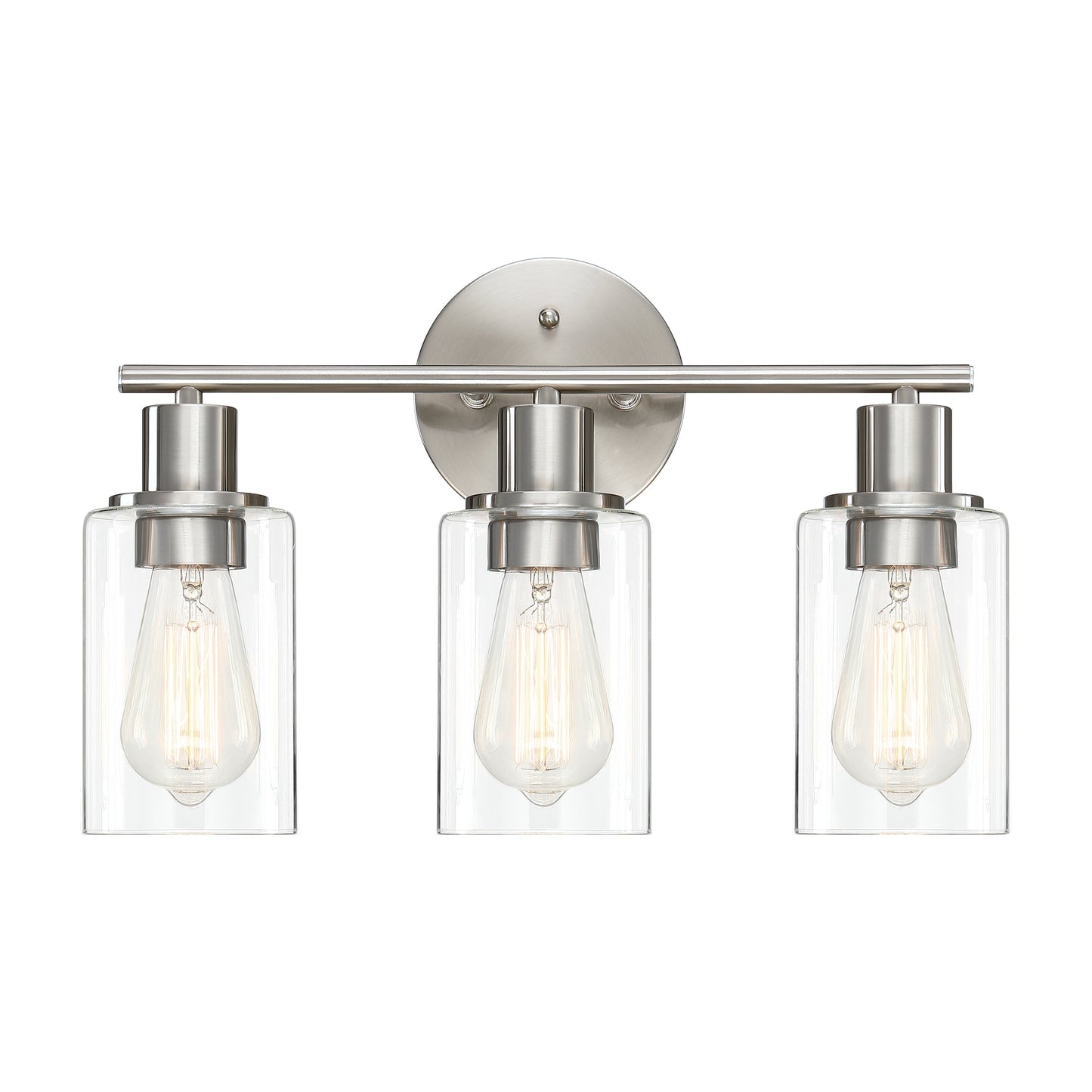 Luminaire de salle de bain à 3 lumières de 17 po, en bronze huilé, pour meuble-lavabo