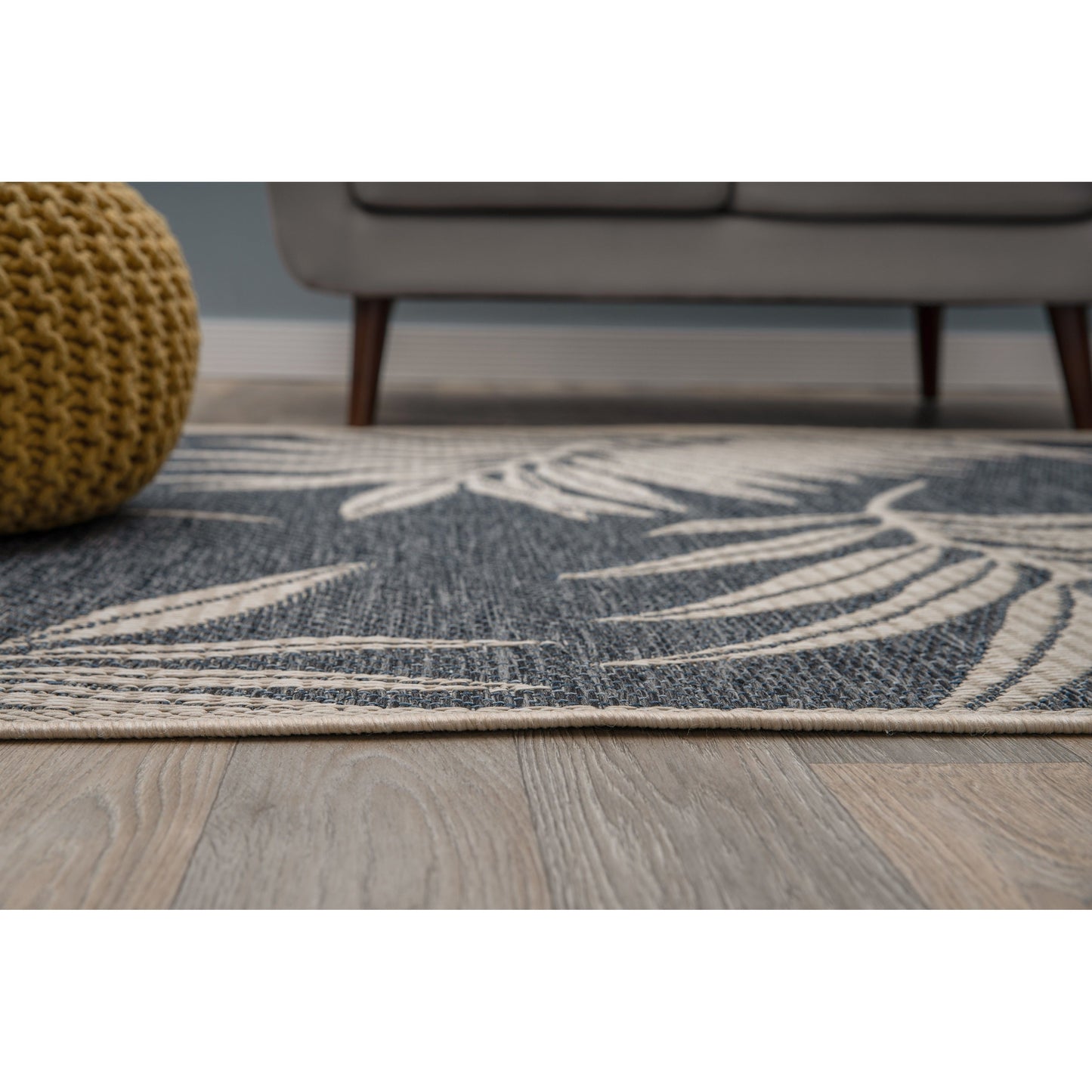 Tapis d'intérieur/extérieur à motif floral contemporain World Rug Gallery