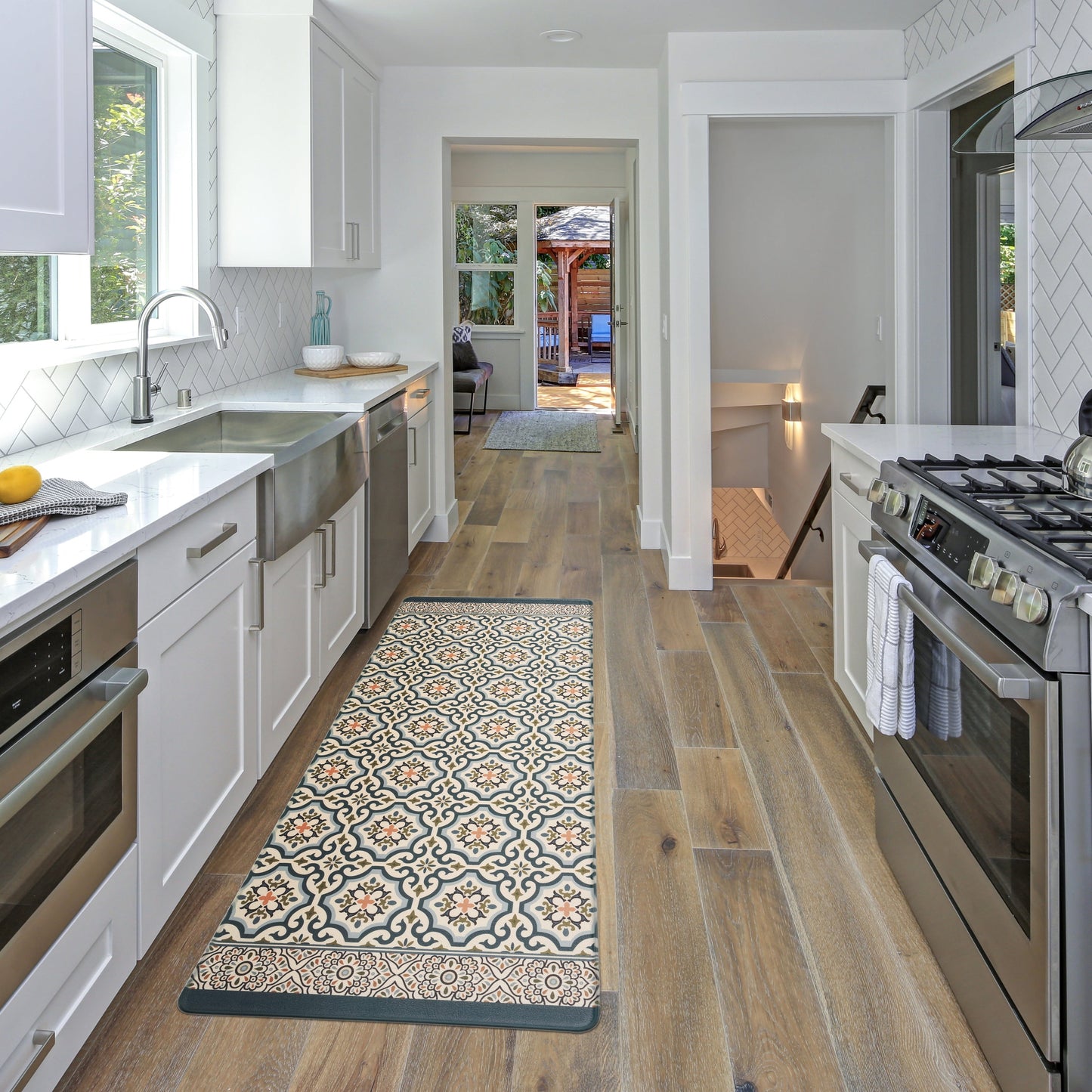 Tapis de cuisine anti-fatigue durable World Rug Gallery