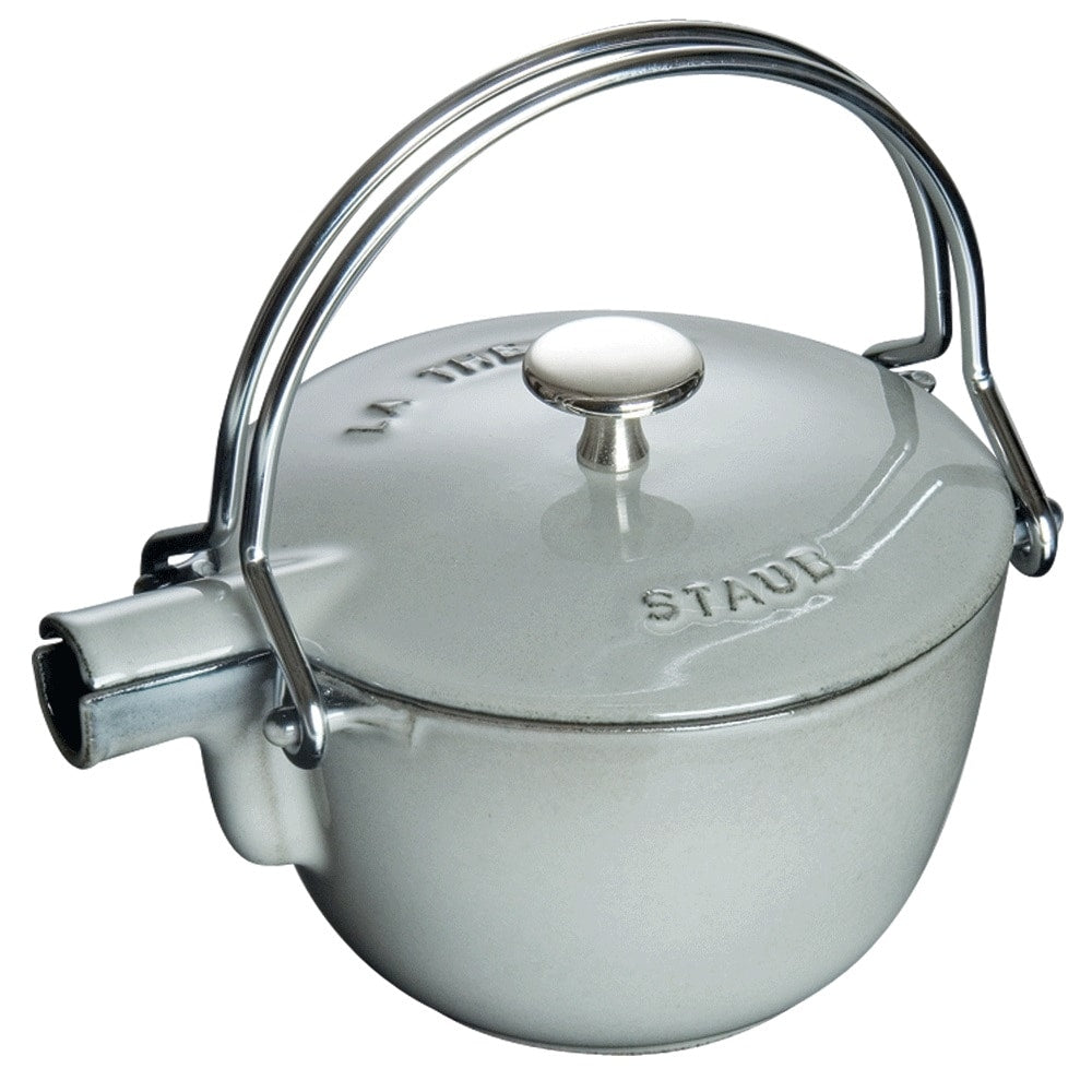 Bouilloire à thé ronde en fonte STAUB de 1 pinte