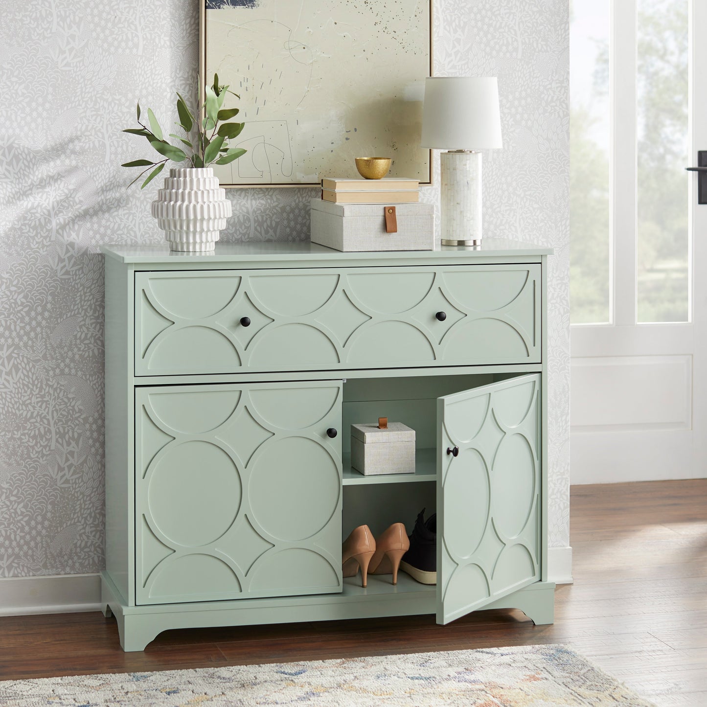 Armoire à façade circulaire Dawson Simple Living