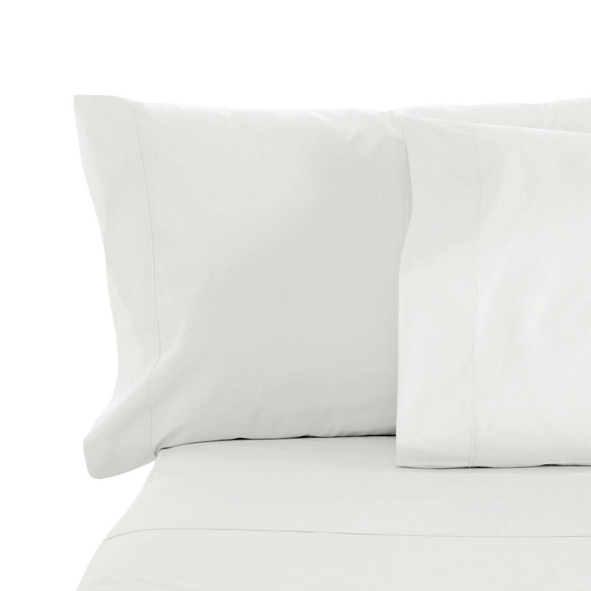 Ensemble de 2 taies d'oreiller douces au toucher 1800 pour lit Queen/Standard ou King