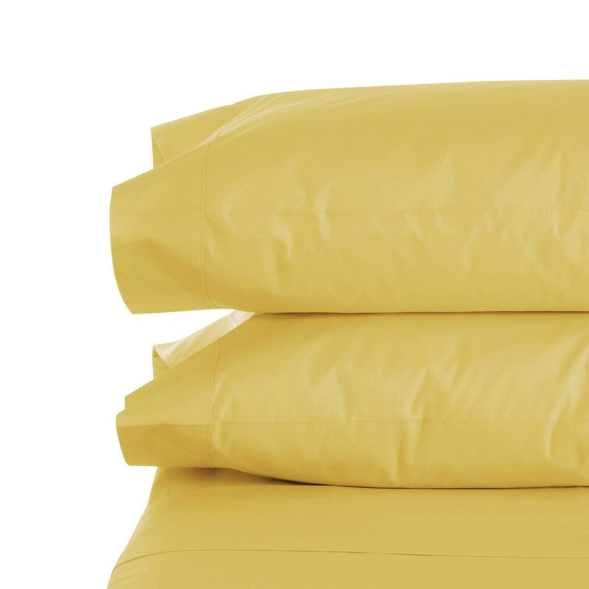 Ensemble de 2 taies d'oreiller douces au toucher 1800 pour lit Queen/Standard ou King