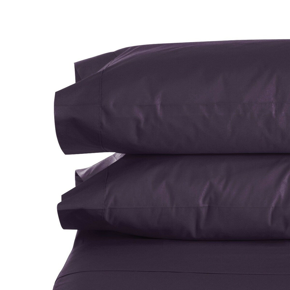 Ensemble de 2 taies d'oreiller douces au toucher 1800 pour lit Queen/Standard ou King