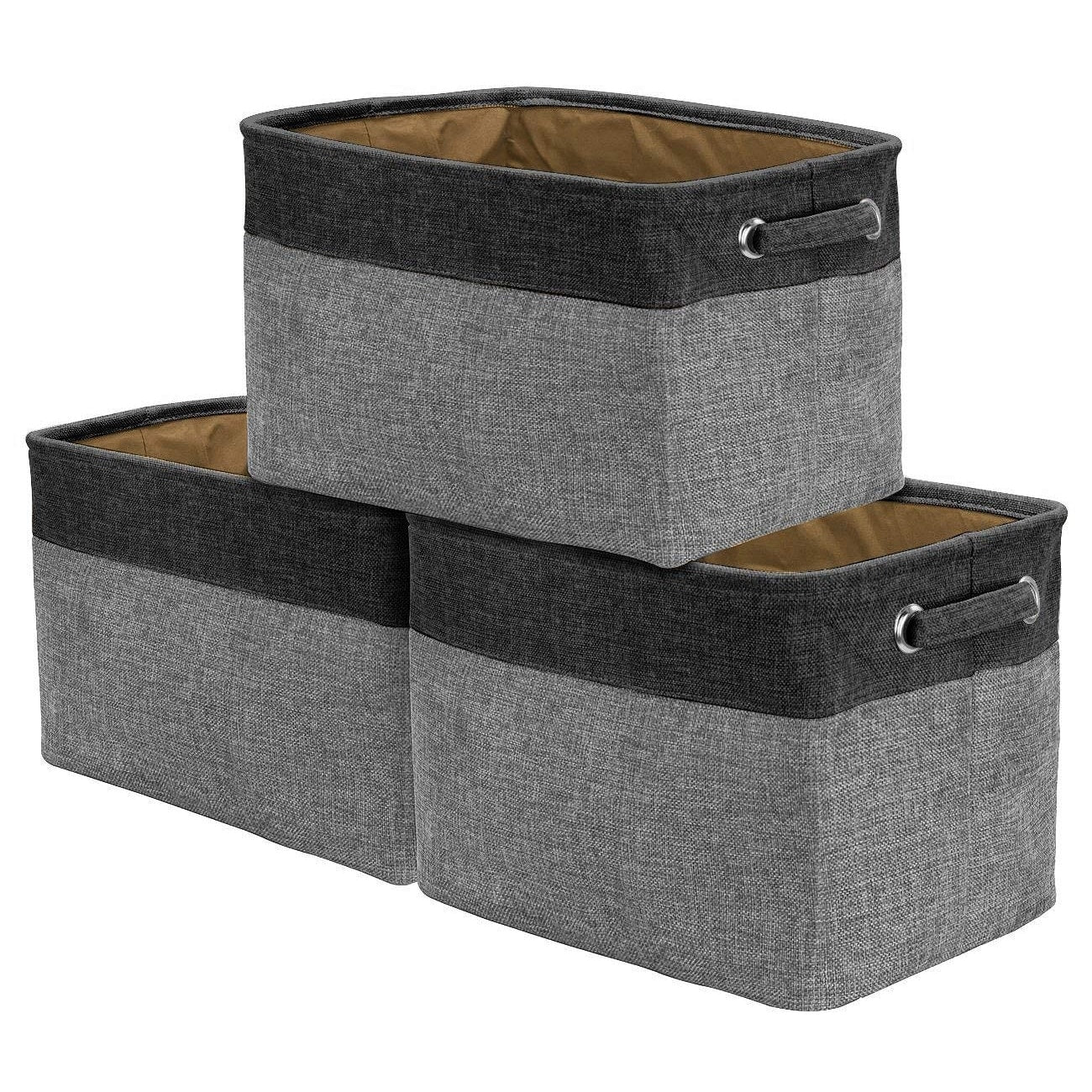 Ensemble de grands paniers de rangement Sorbus (lot de 3)