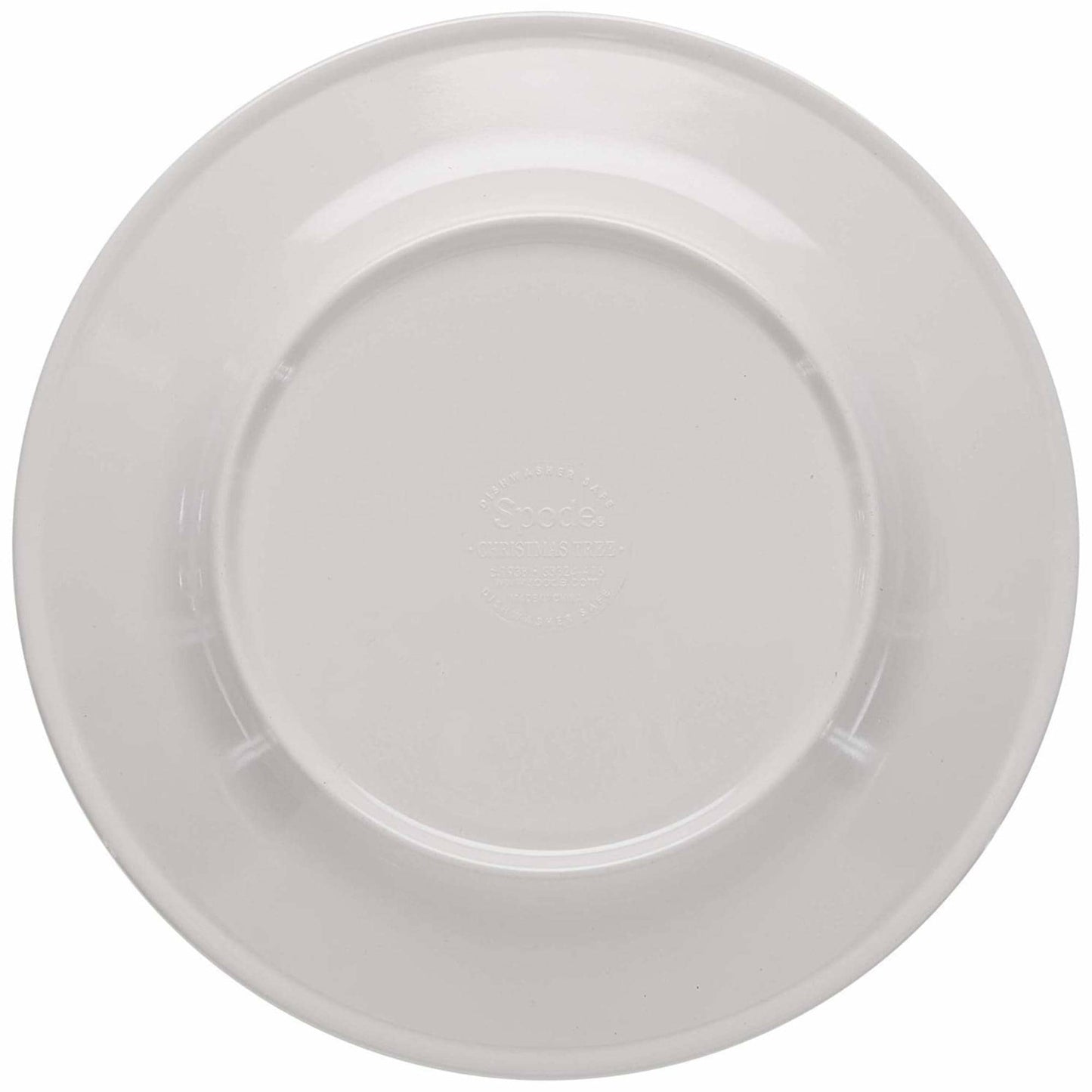 Ensemble de 4 assiettes plates en mélamine Spode motif sapin de Noël - 11 D