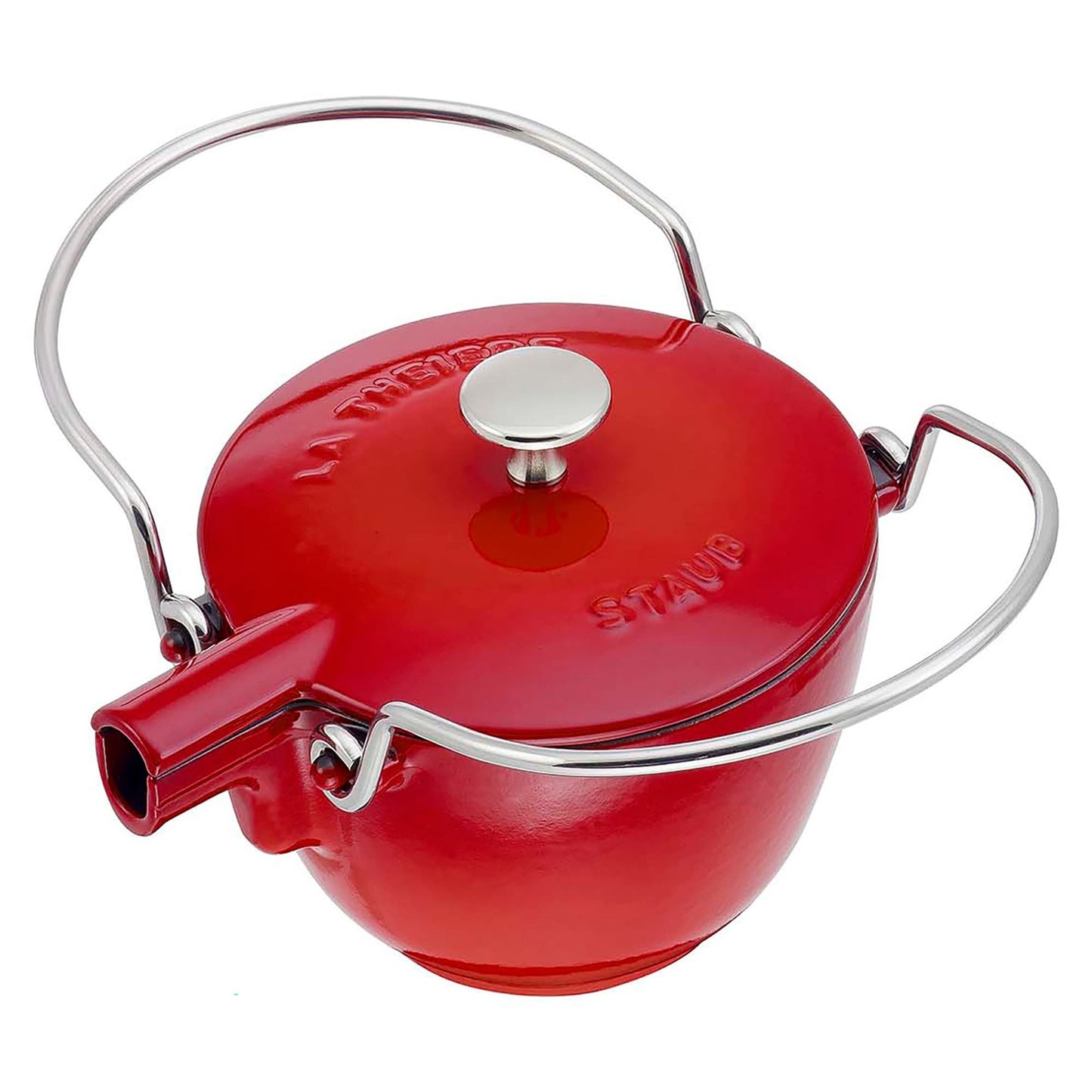 Bouilloire à thé ronde en fonte STAUB de 1 pinte