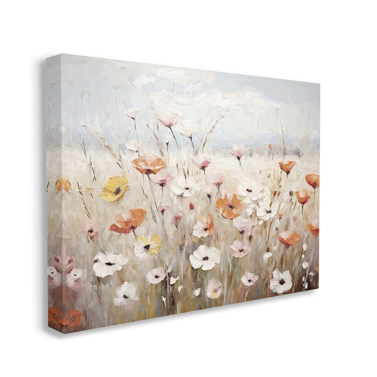 Toile murale Stupell Charming Flower Meadow, conçue par Ramona Murdock
