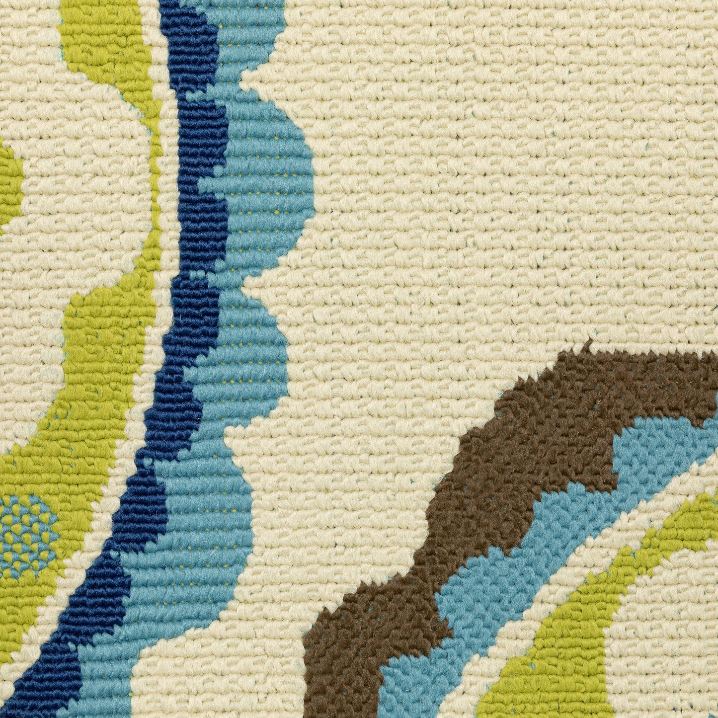 Tapis d'intérieur/extérieur à médaillons floraux Vista Home Catalina--