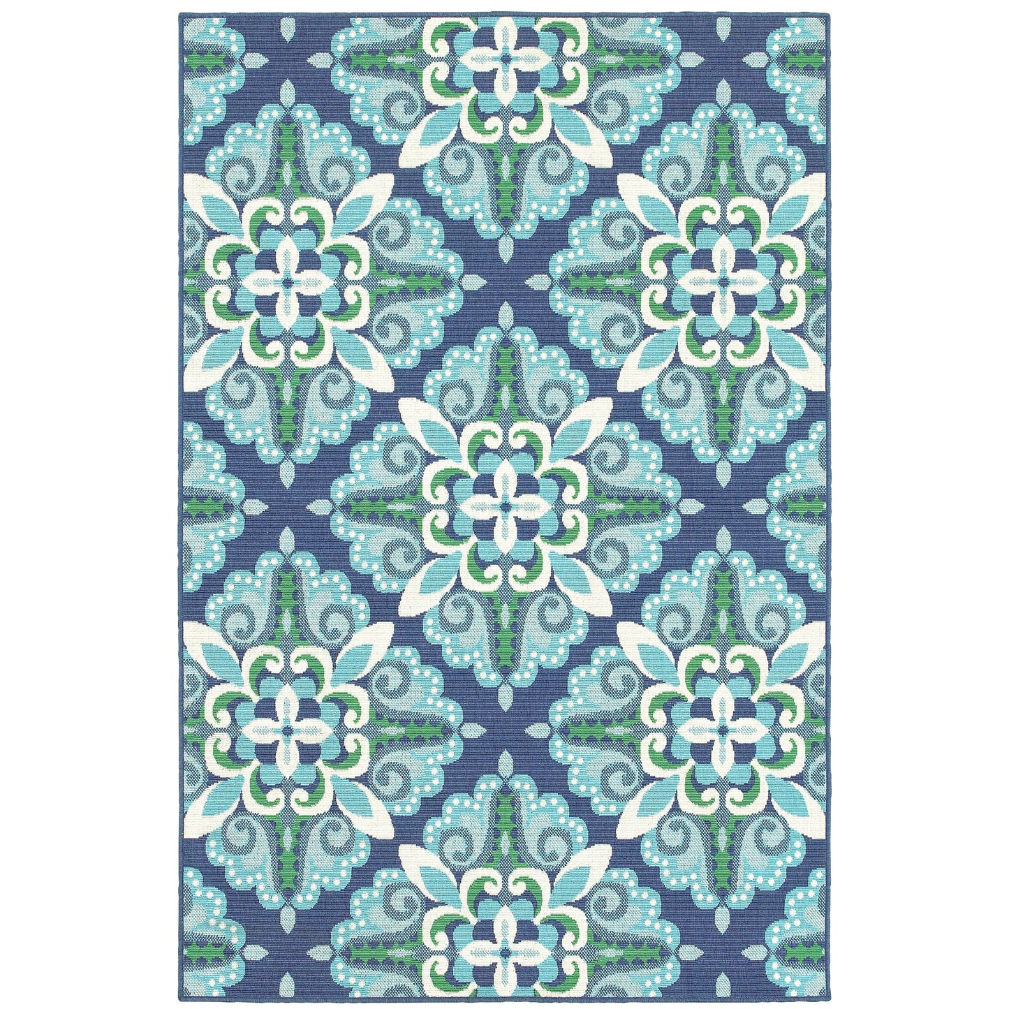 Tapis d'intérieur et d'extérieur Style Haven Martinque Medallion-