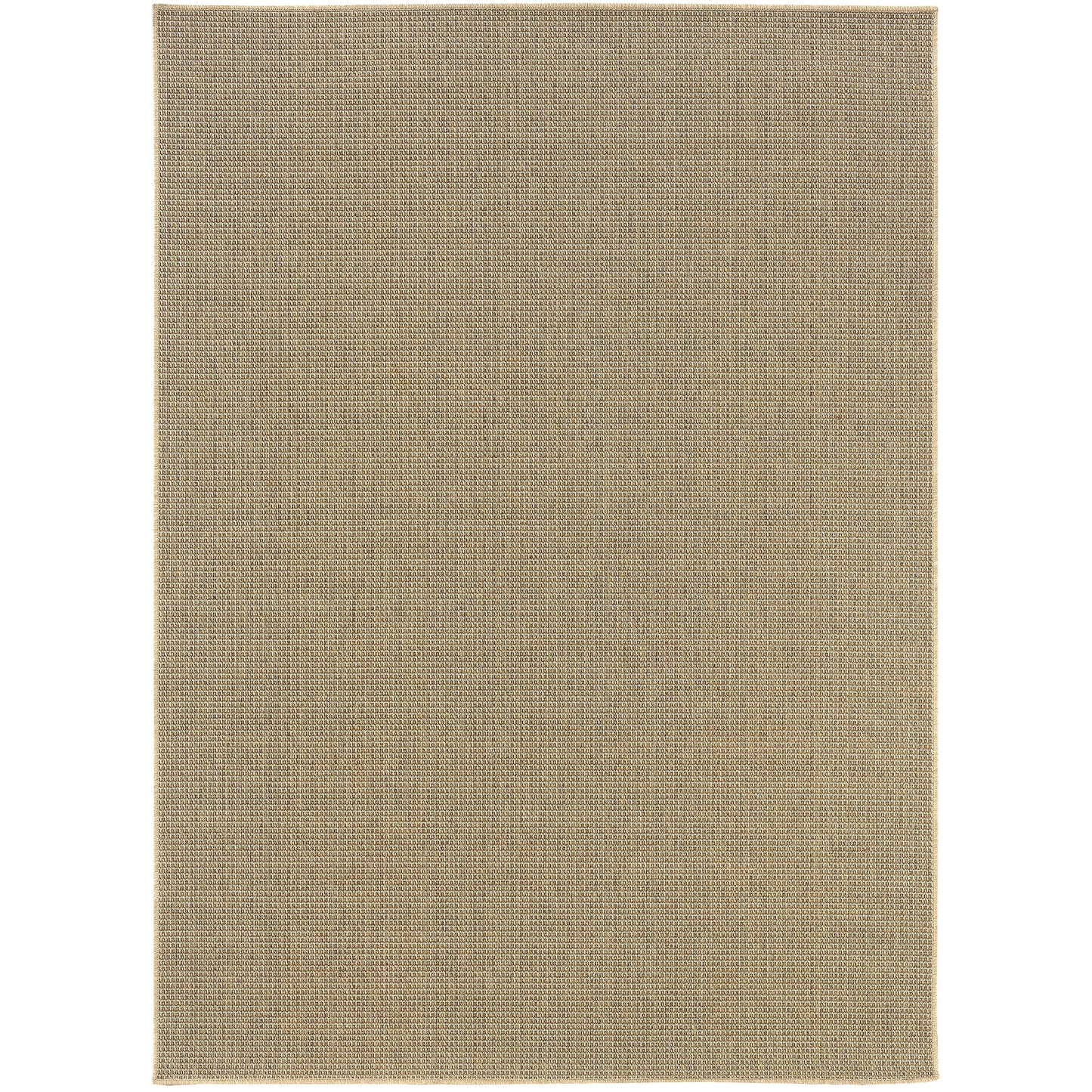 Tapis d'intérieur/extérieur texturé uni marron clair Style Haven Veranda