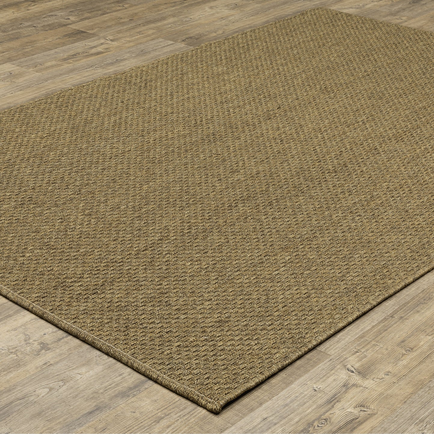 Tapis d'intérieur et d'extérieur tissé ton sur ton Veranda de Style Haven