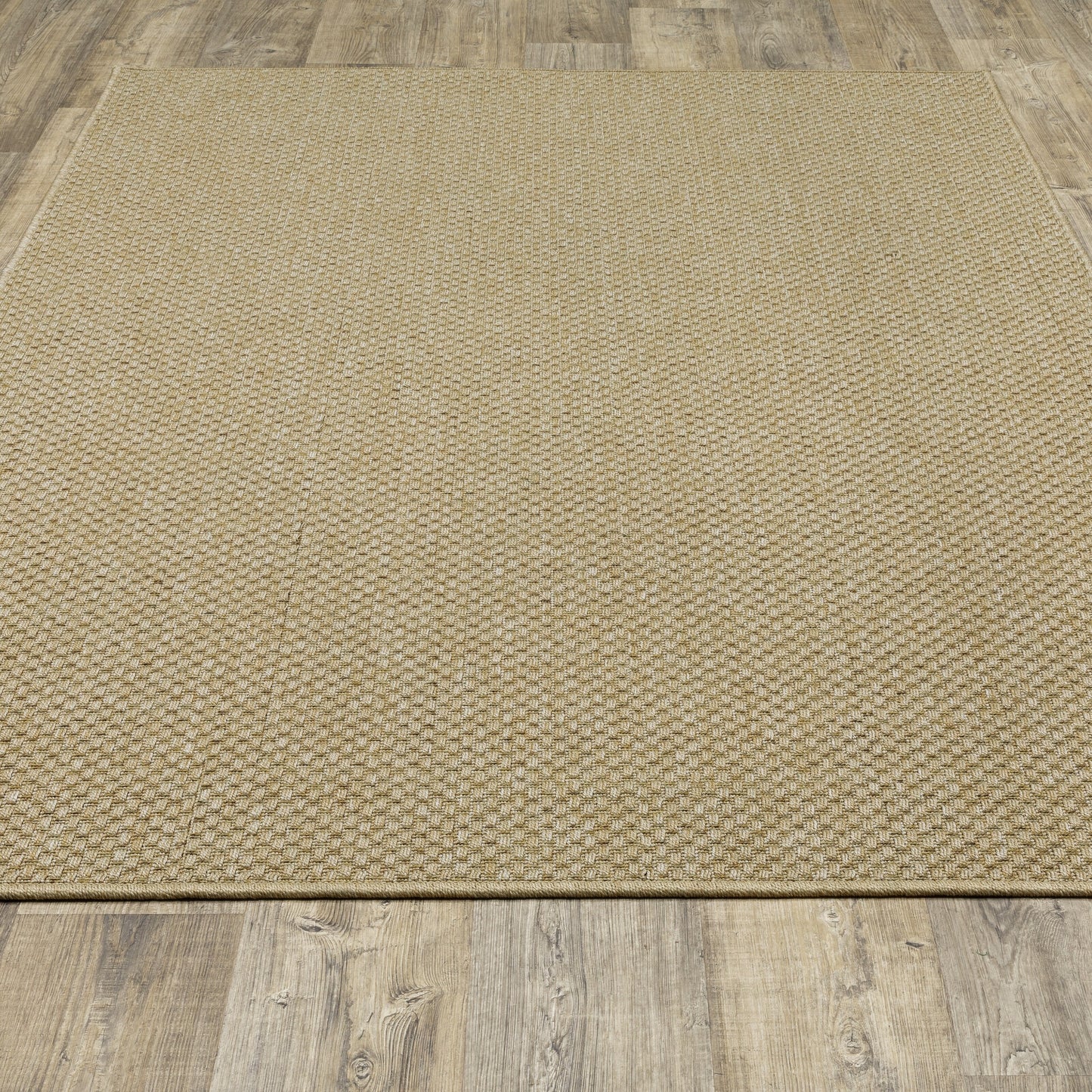 Tapis d'intérieur et d'extérieur tissé ton sur ton Veranda de Style Haven