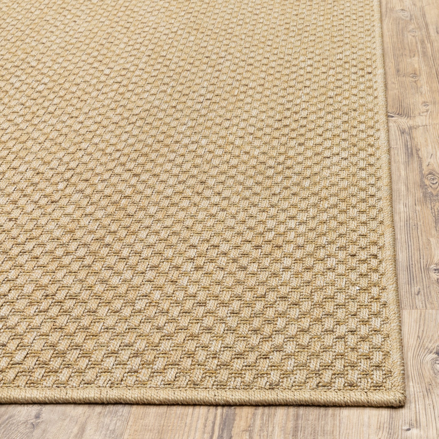 Tapis d'intérieur et d'extérieur tissé ton sur ton Veranda de Style Haven