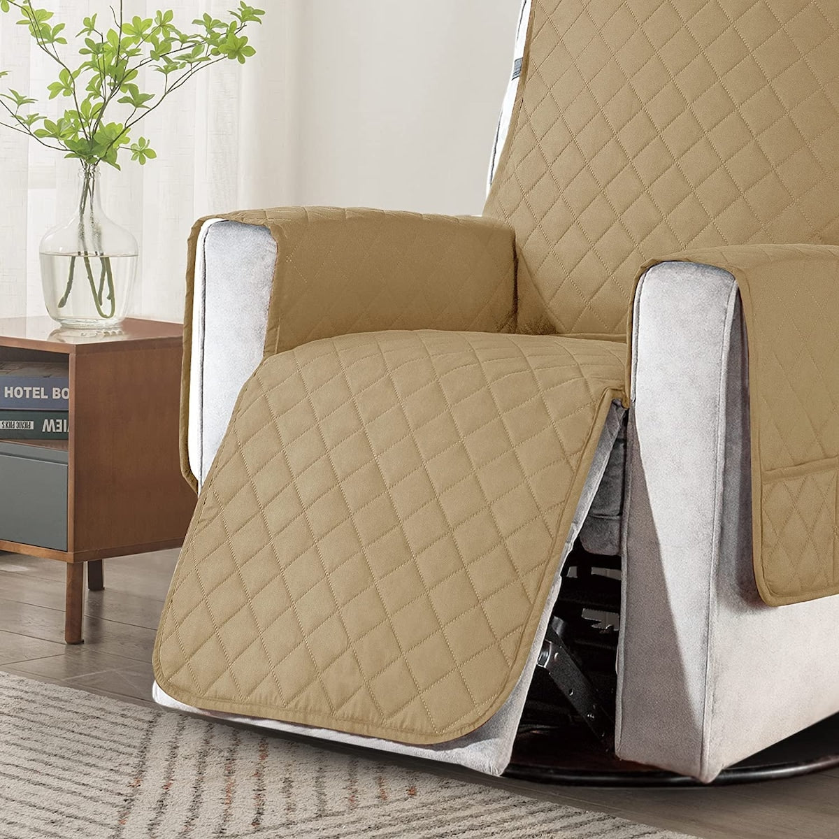Housse de protection réversible et antidérapante pour fauteuil inclinable Subrtex - Grande taille