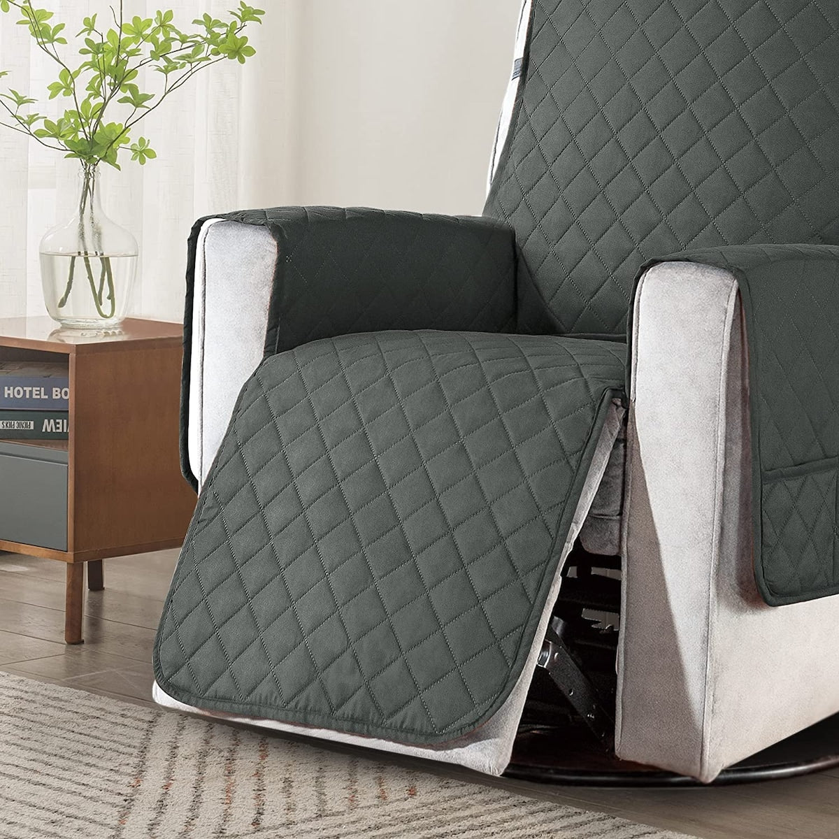 Housse de protection réversible et antidérapante pour fauteuil inclinable Subrtex - Grande taille