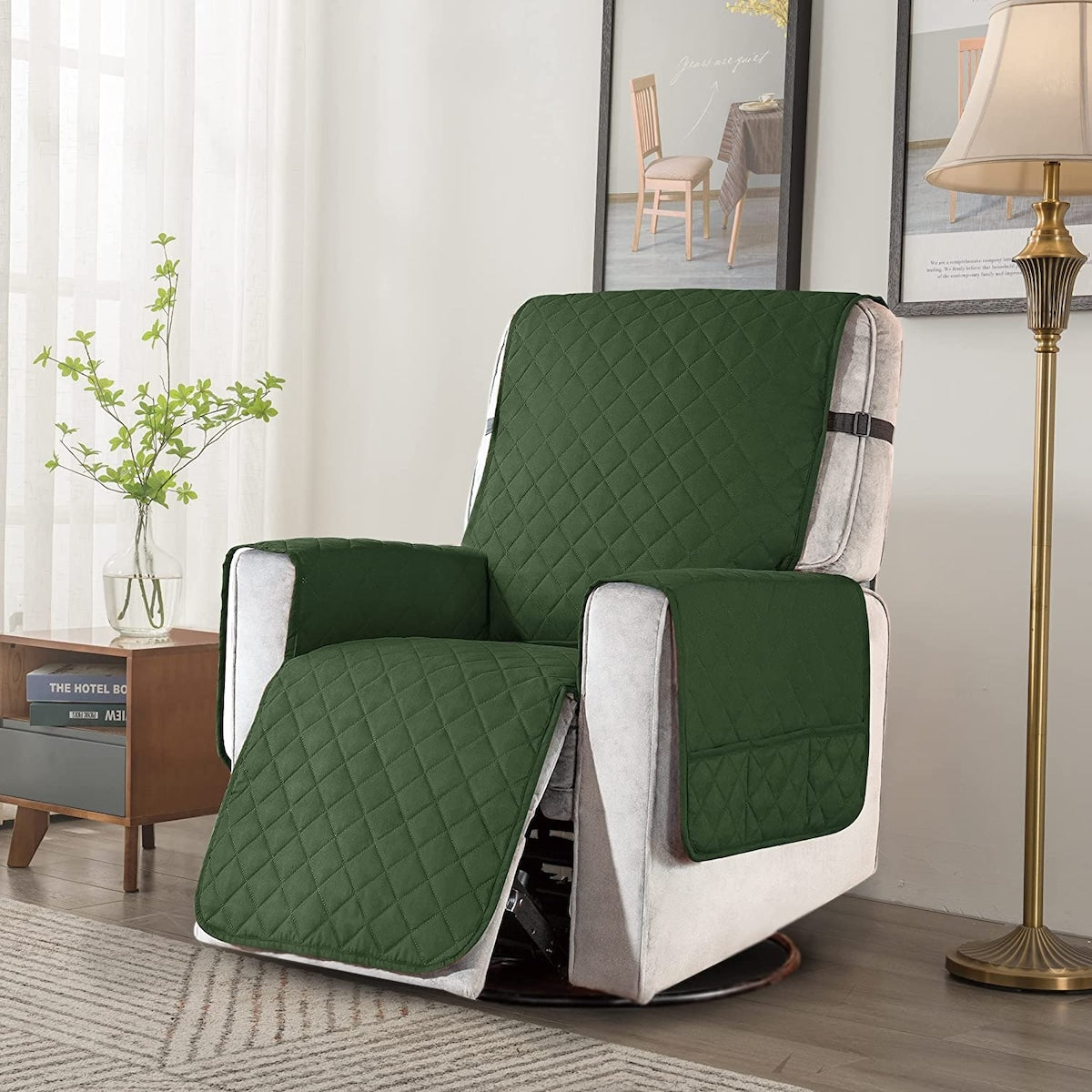 Housse de protection réversible et antidérapante pour fauteuil inclinable Subrtex - Grande taille