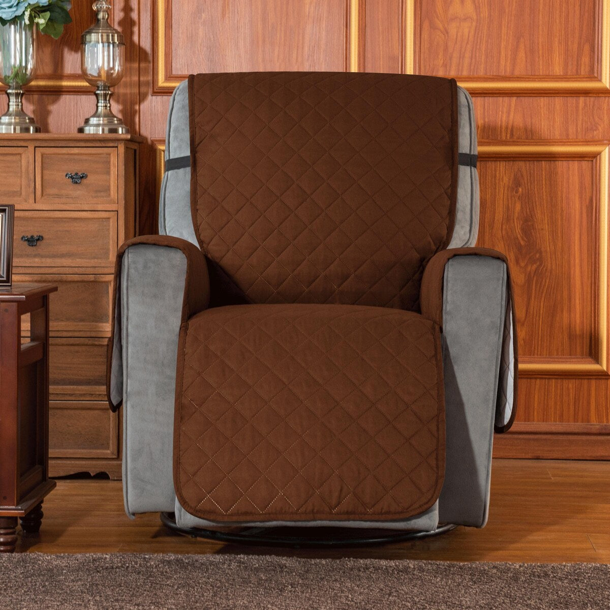 Housse de protection réversible et antidérapante pour fauteuil inclinable Subrtex - Grande taille