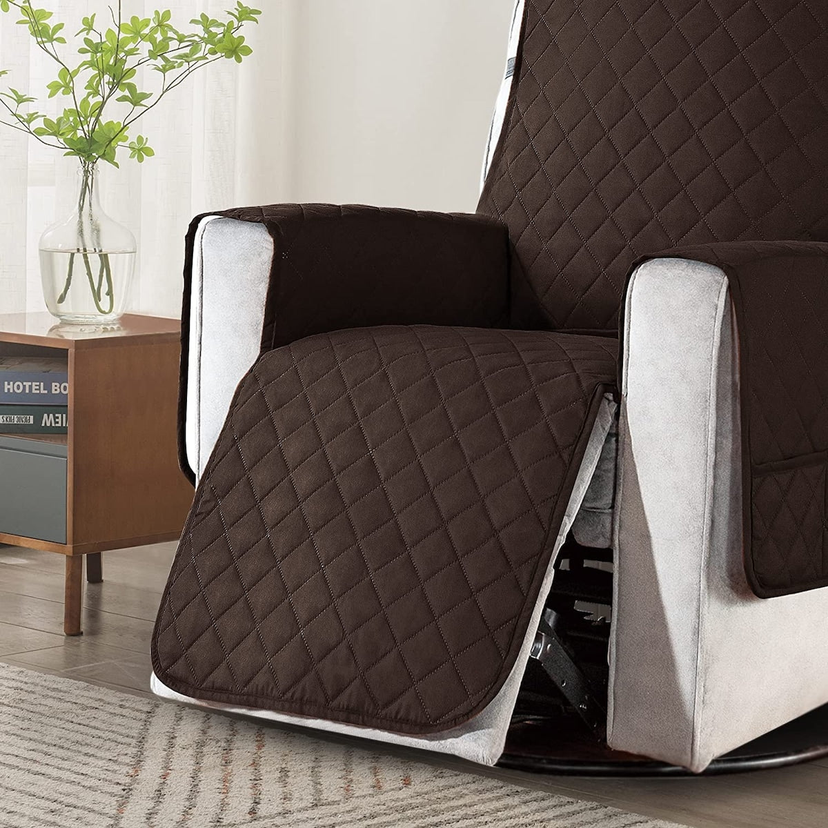 Housse de protection réversible et antidérapante pour fauteuil inclinable Subrtex - Grande taille