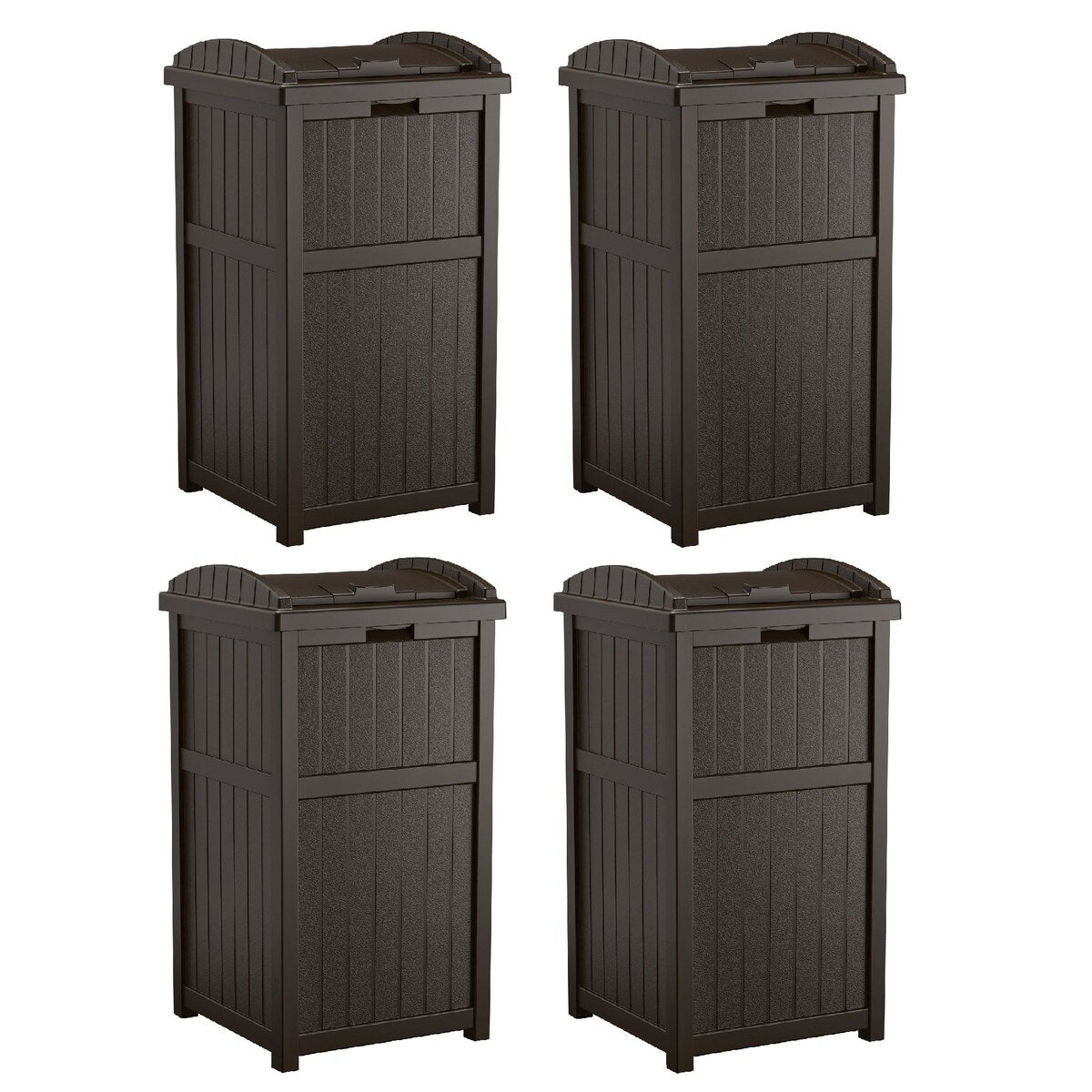 Poubelles dissimulées Suncast de 30 gallons pour l'extérieur et le cyberespace