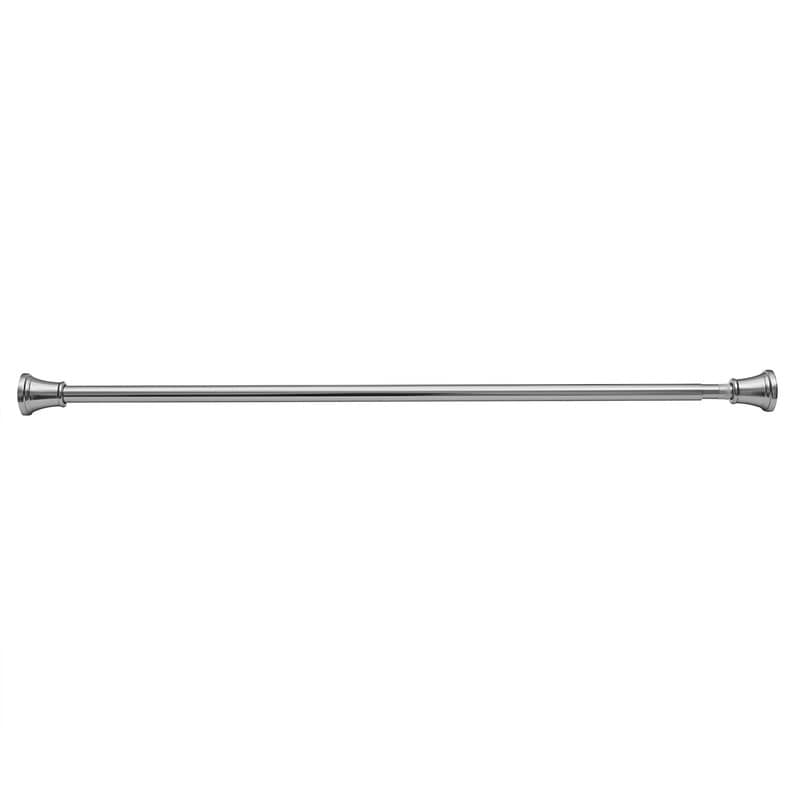 Tringle à rideau de douche réglable Utopia Alley de 183 cm (72 po) – Aluminium antirouille avec embout en caoutchouc, installation sans perçage