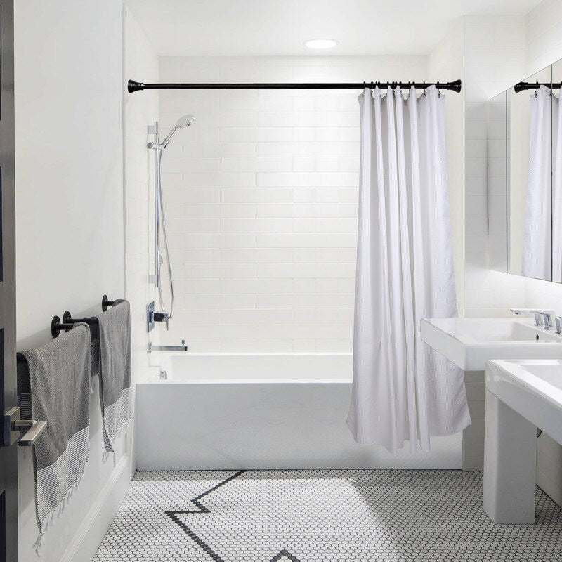 Lot de 12 crochets de rideau de douche en acier inoxydable à double boule roulante Utopia Alley