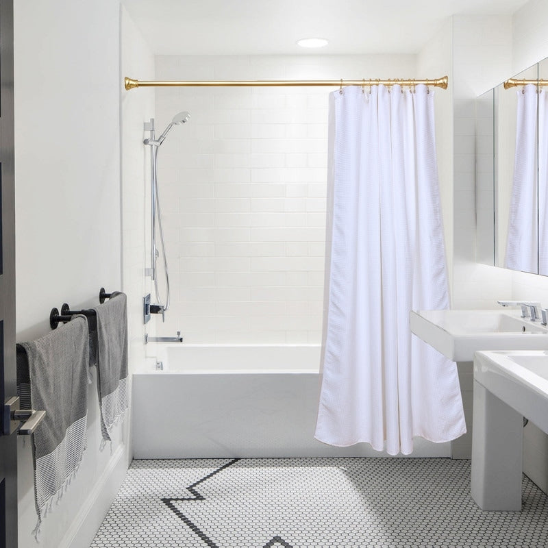 Lot de 12 crochets de rideau de douche en acier inoxydable à double boule roulante Utopia Alley