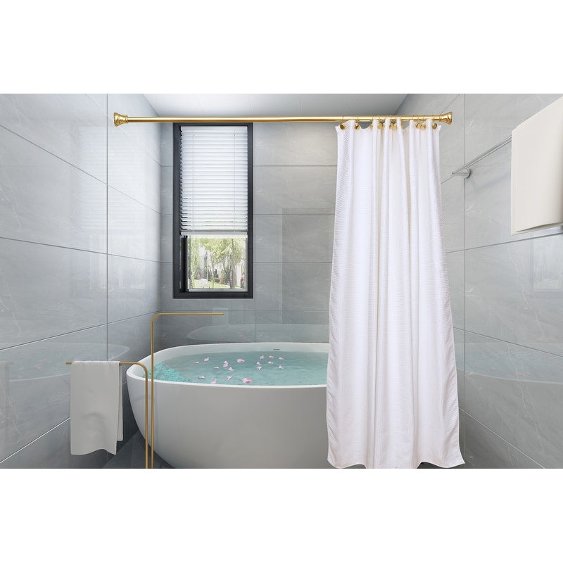 Anneaux de rideau de douche en métal antirouille Utopia Alley pour salle de bain, lot de 12