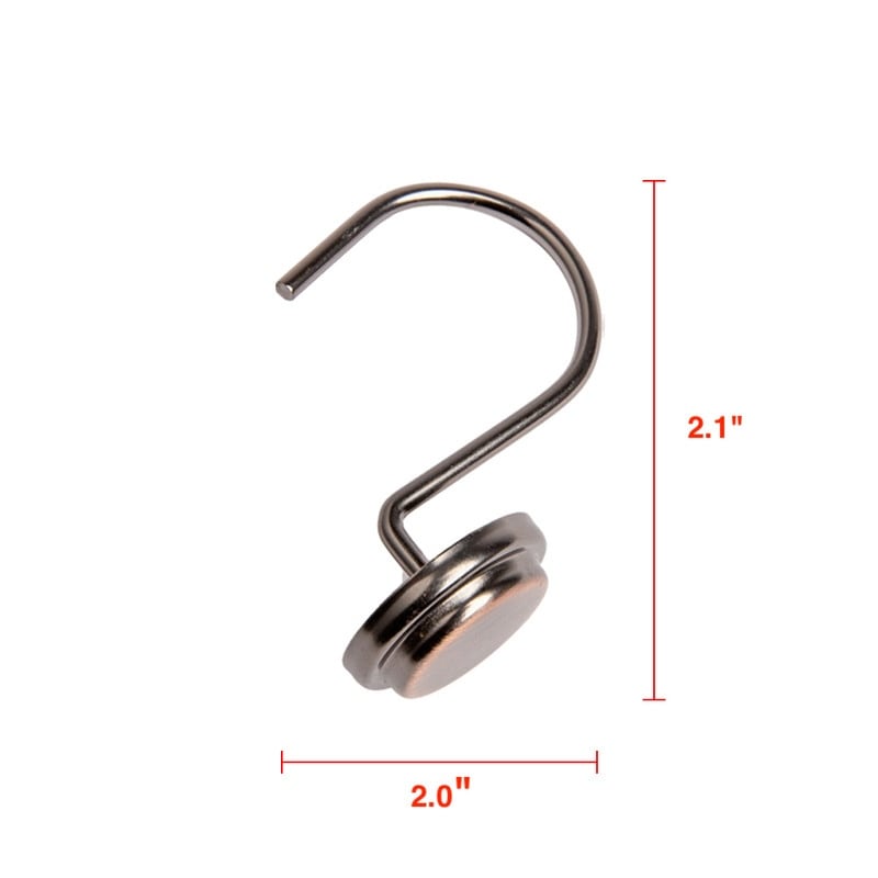 Anneaux de rideau de douche en métal antirouille Utopia Alley pour salle de bain, lot de 12