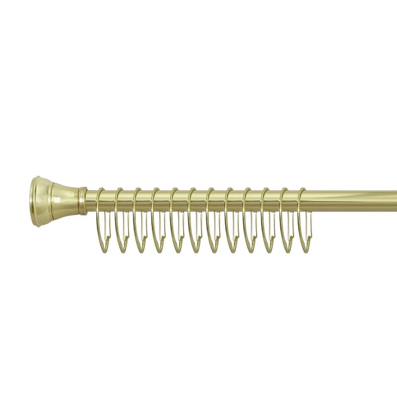 Anneaux de rideau de douche en zinc antirouille Utopia Alley pour salle de bain, lot de 12