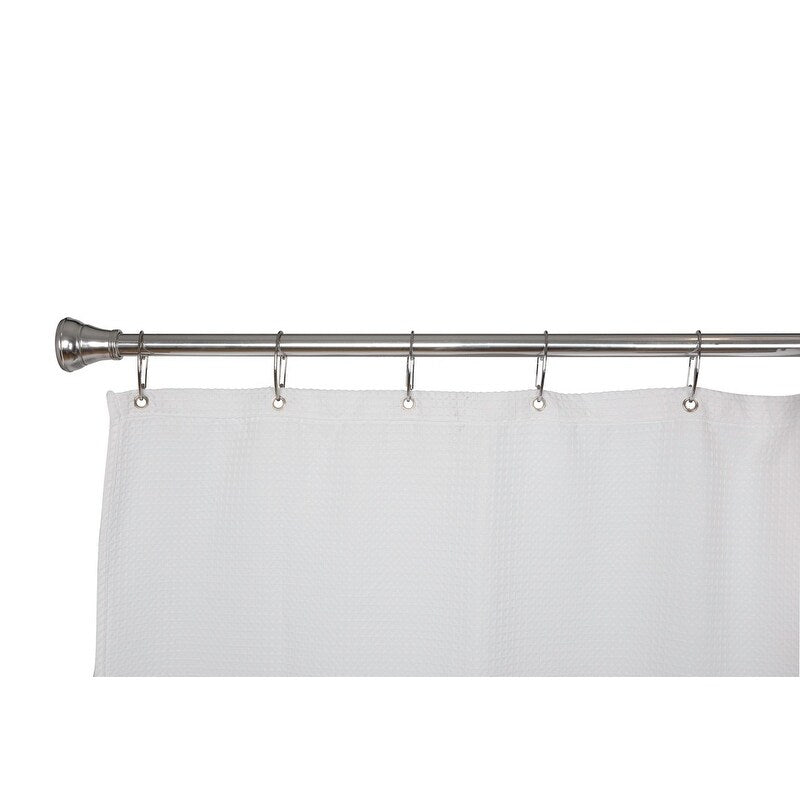 Anneaux de rideau de douche en zinc antirouille Utopia Alley pour salle de bain, lot de 12