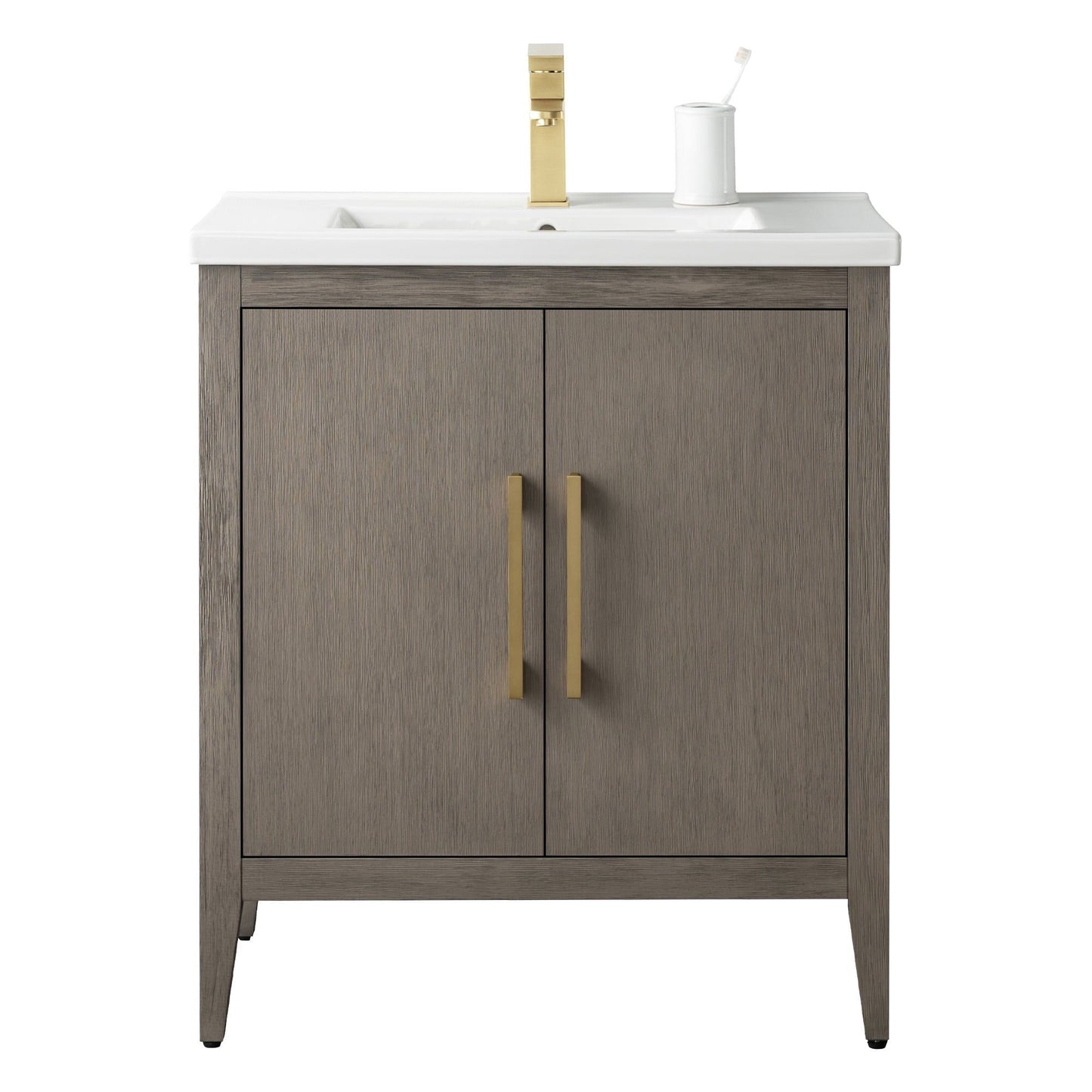 Meuble-lavabo simple Vanity Art 20, 24 ou 30 avec dessus en céramique