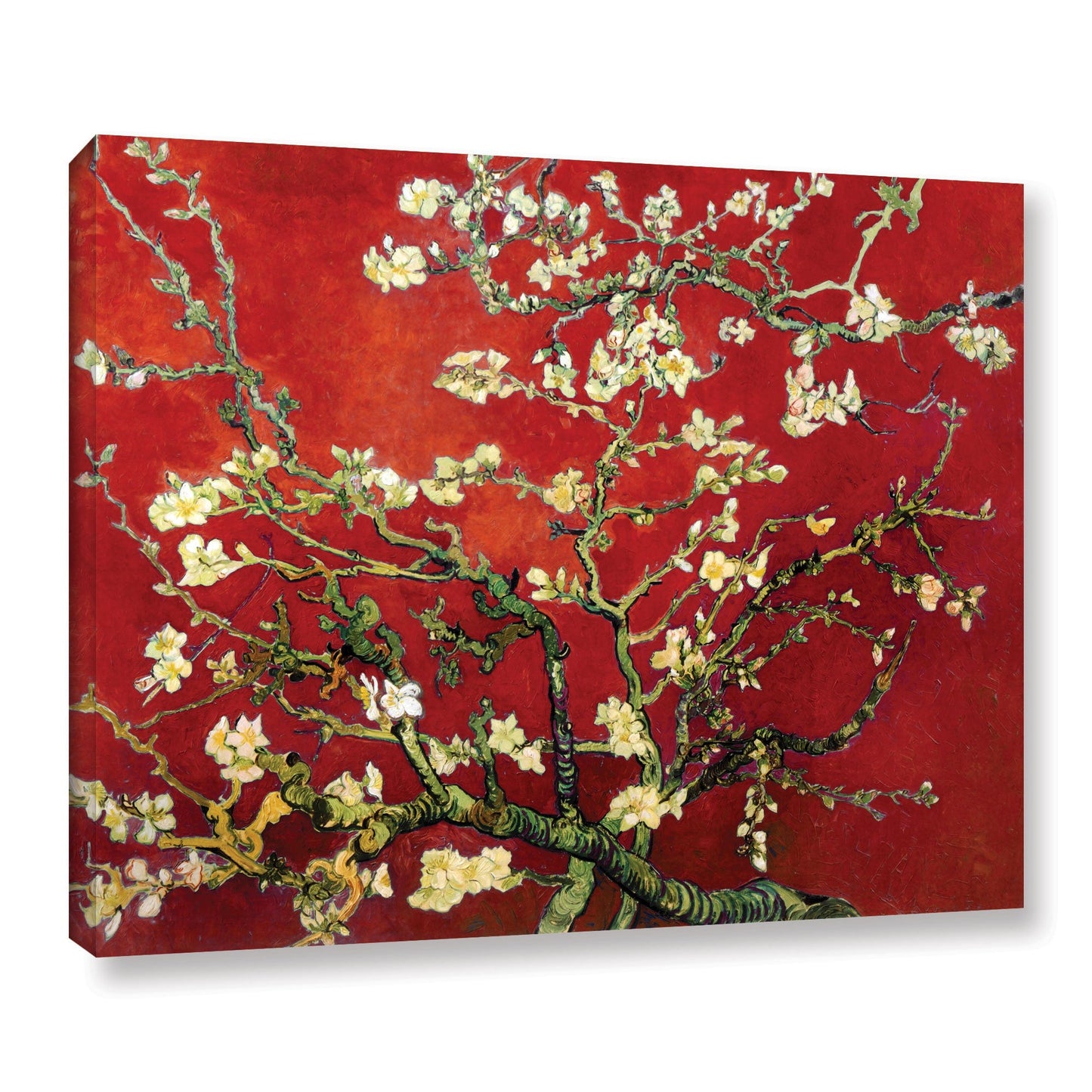 Toile « Amandier en fleurs rouges » de Vincent van Gogh